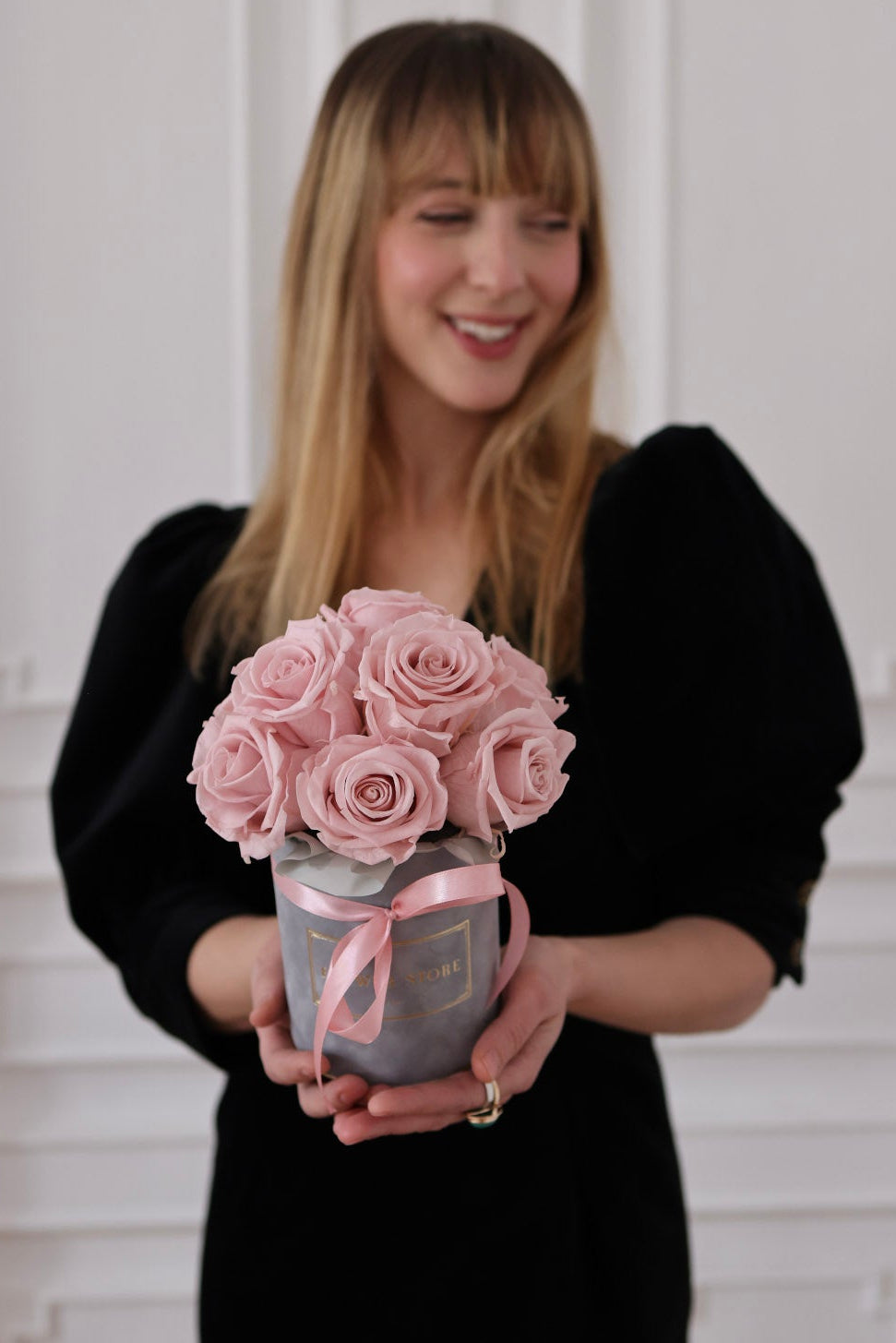 Flowerbox Wieczne Róże „Dusty Rose"