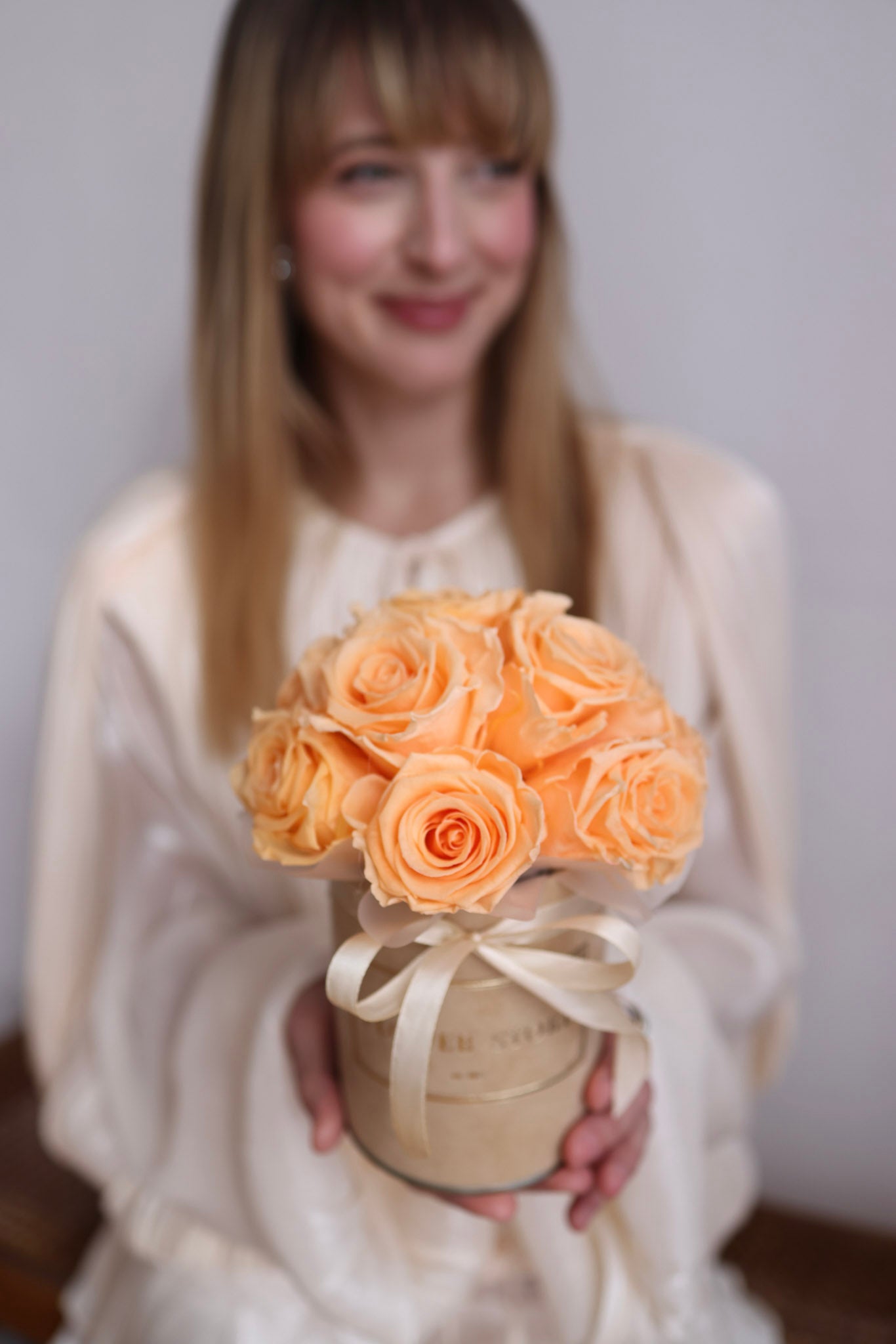 Flowerbox Wieczne Róże „Herbaciana Elegancja”