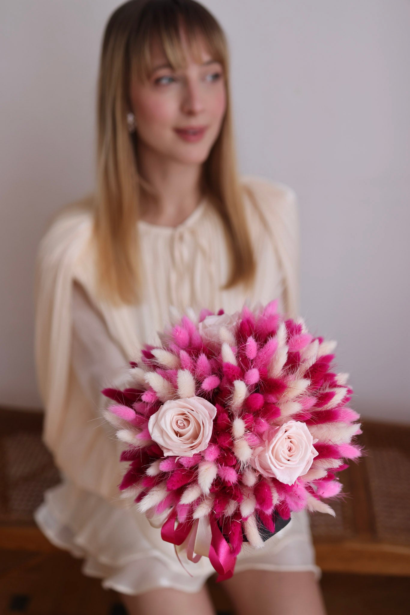 Flowerbox Wieczne Róże i Susz „Na szczęście”