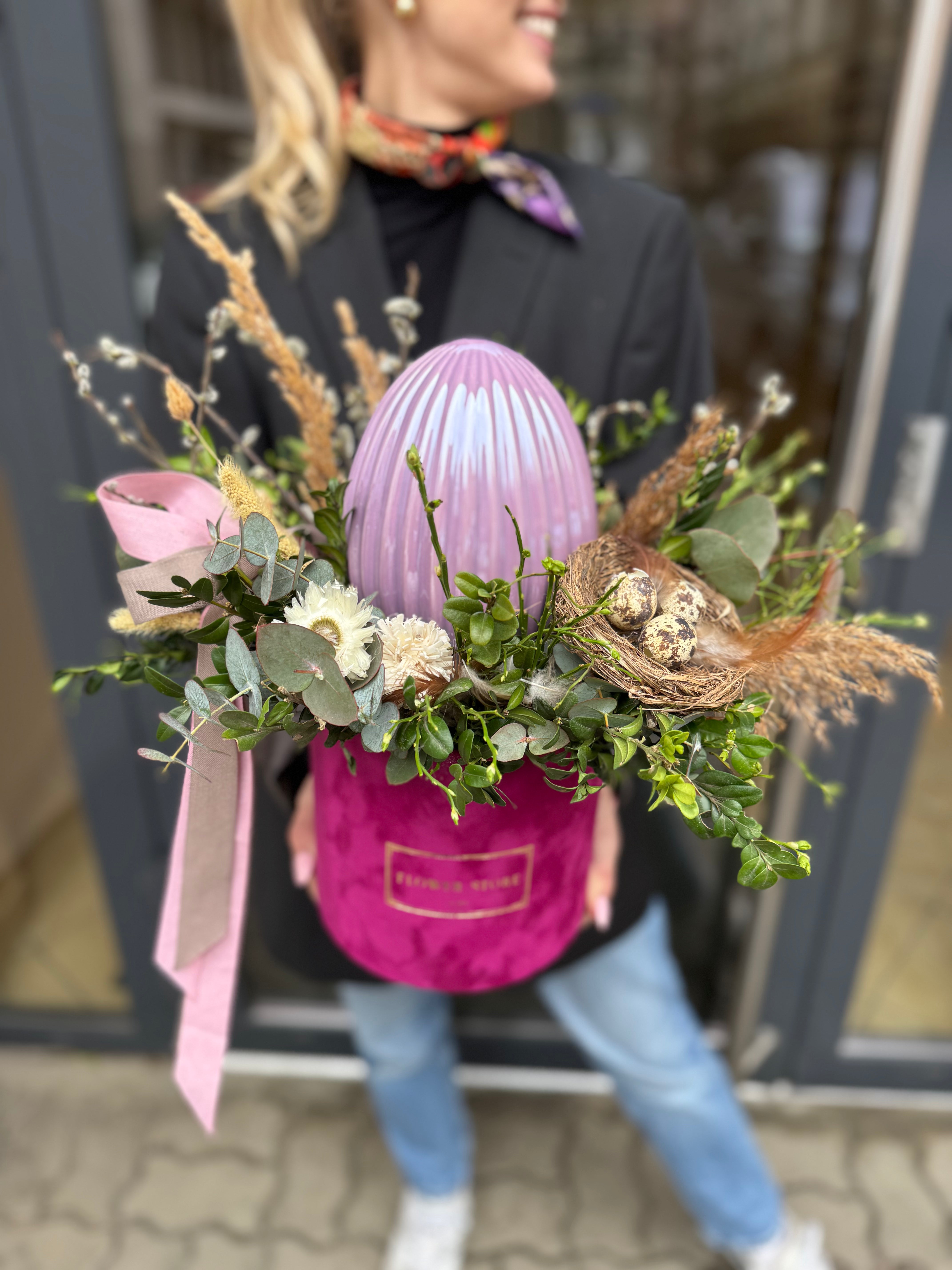 Flowerbox Easter pink harmony