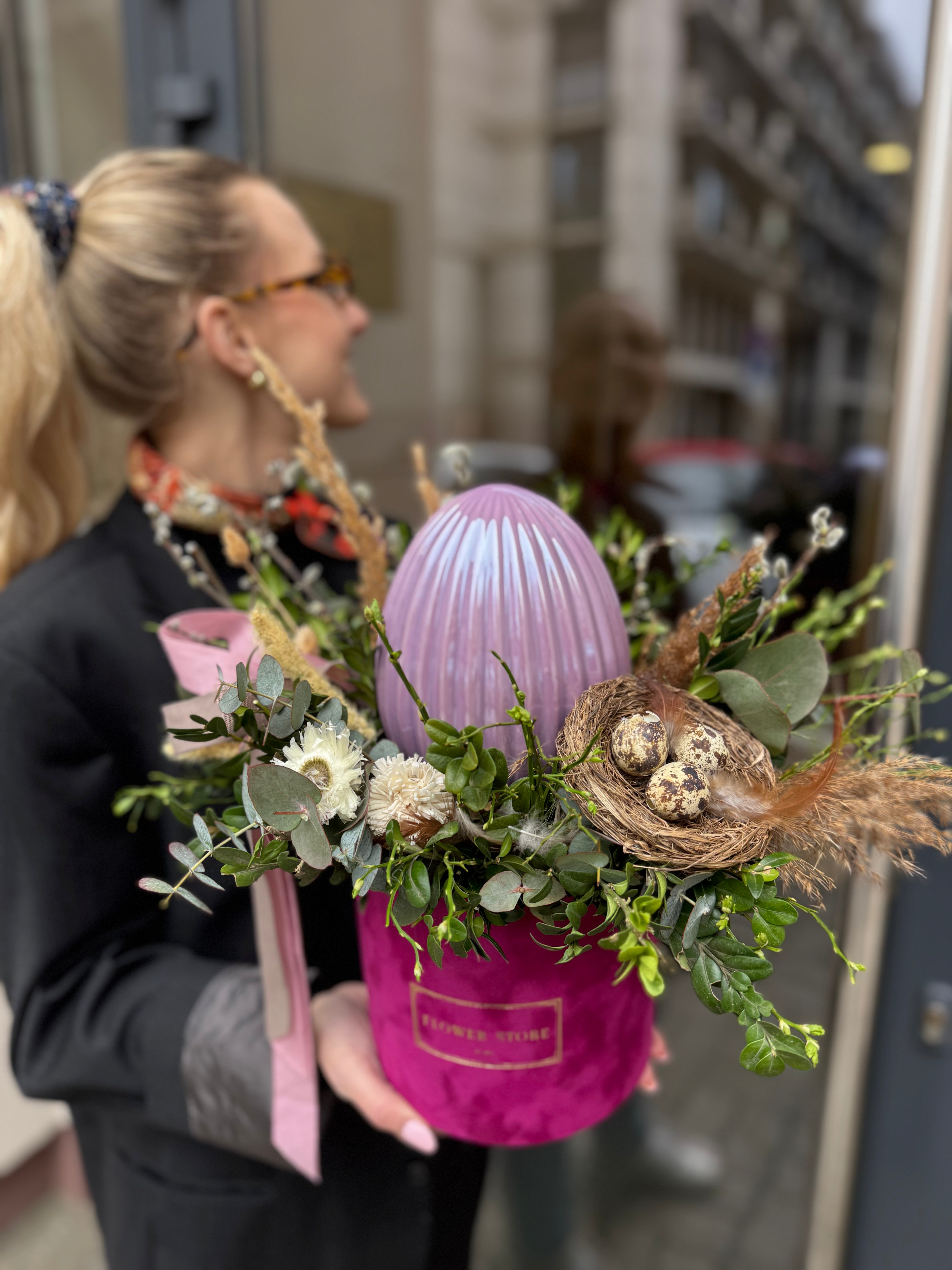 Flowerbox Easter pink harmony