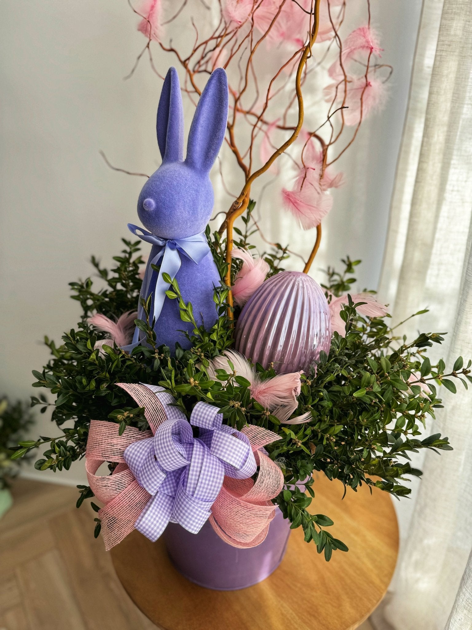 Fioletowa Fantazja - Zaczarowany Komplet Wielkanocny - kwiaty Flower Store Warszawa