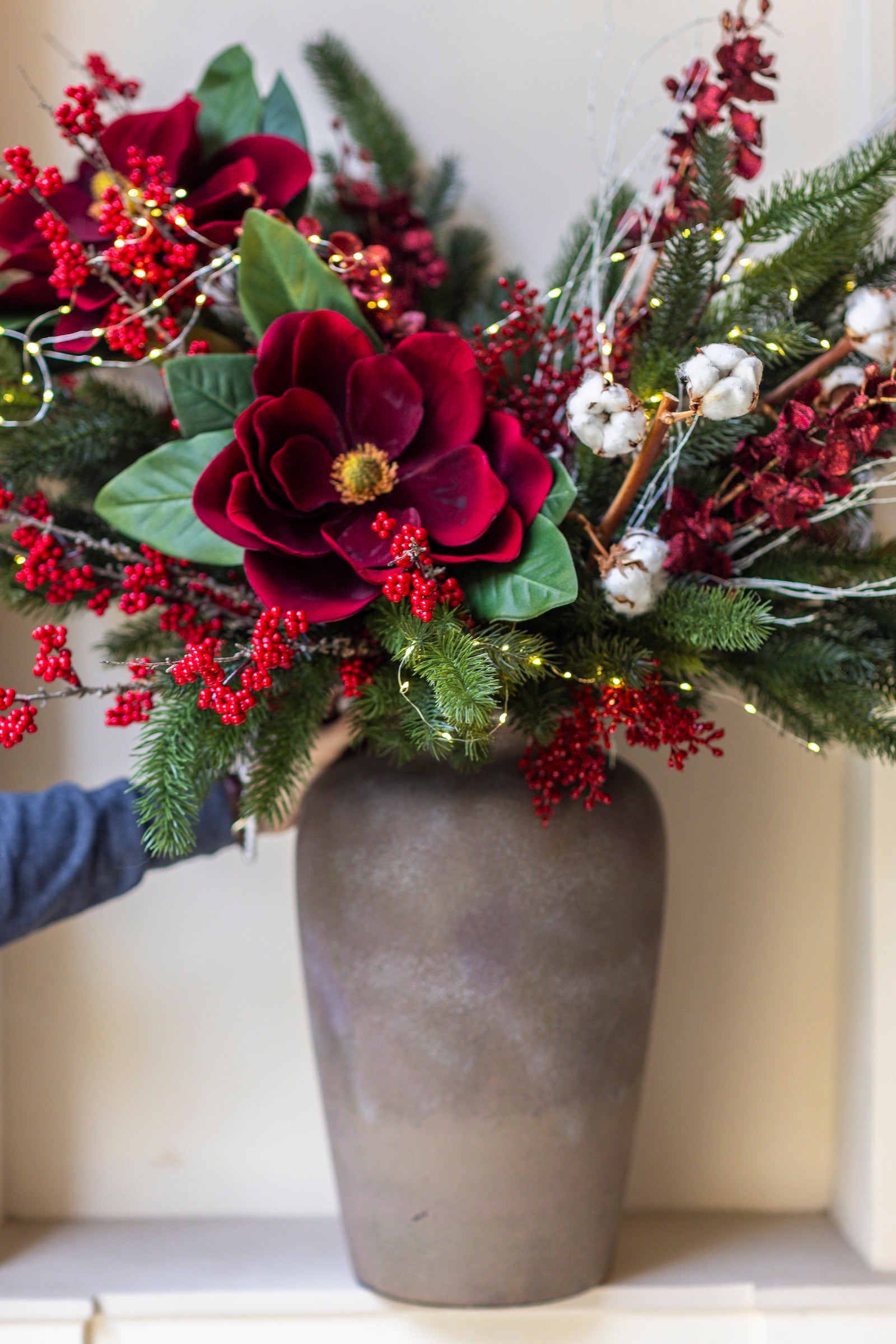 Bukiet w Wazonie – Burgundowa Opowieść Świątecznej Nocy