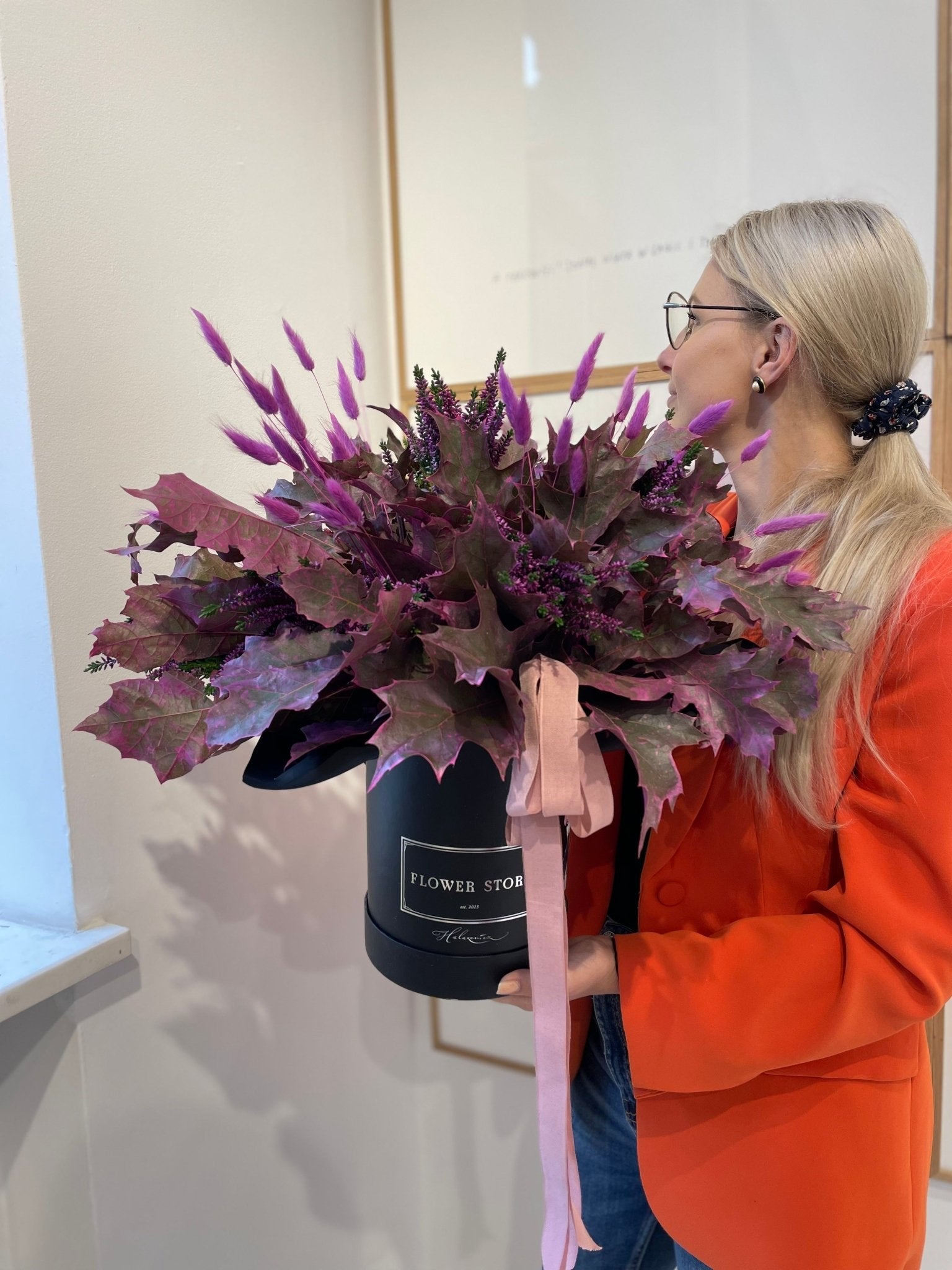 Flowerbox Jesienna kompozycja - kwiaty Flower Store Warszawa