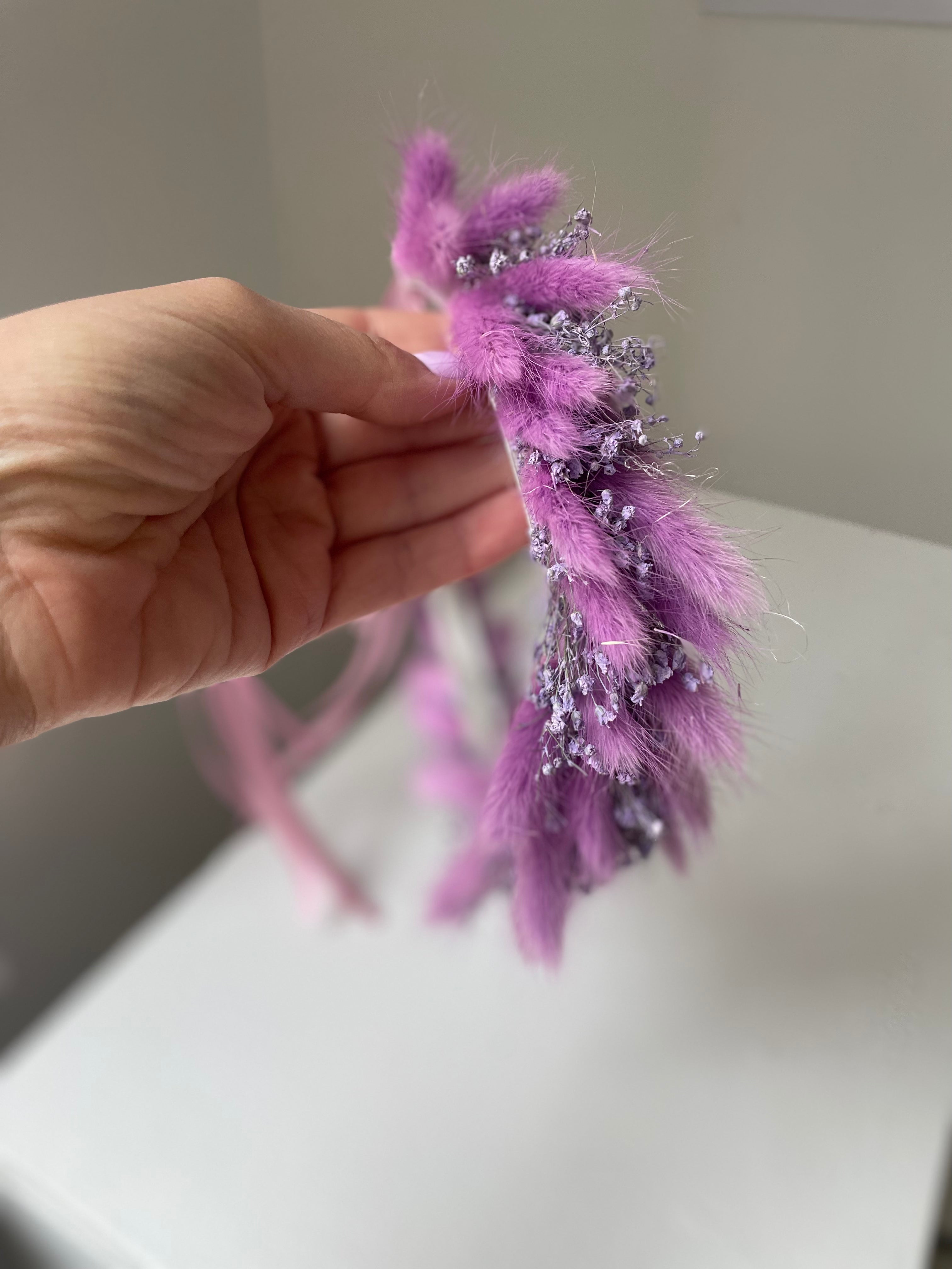 Head wreath - lilac