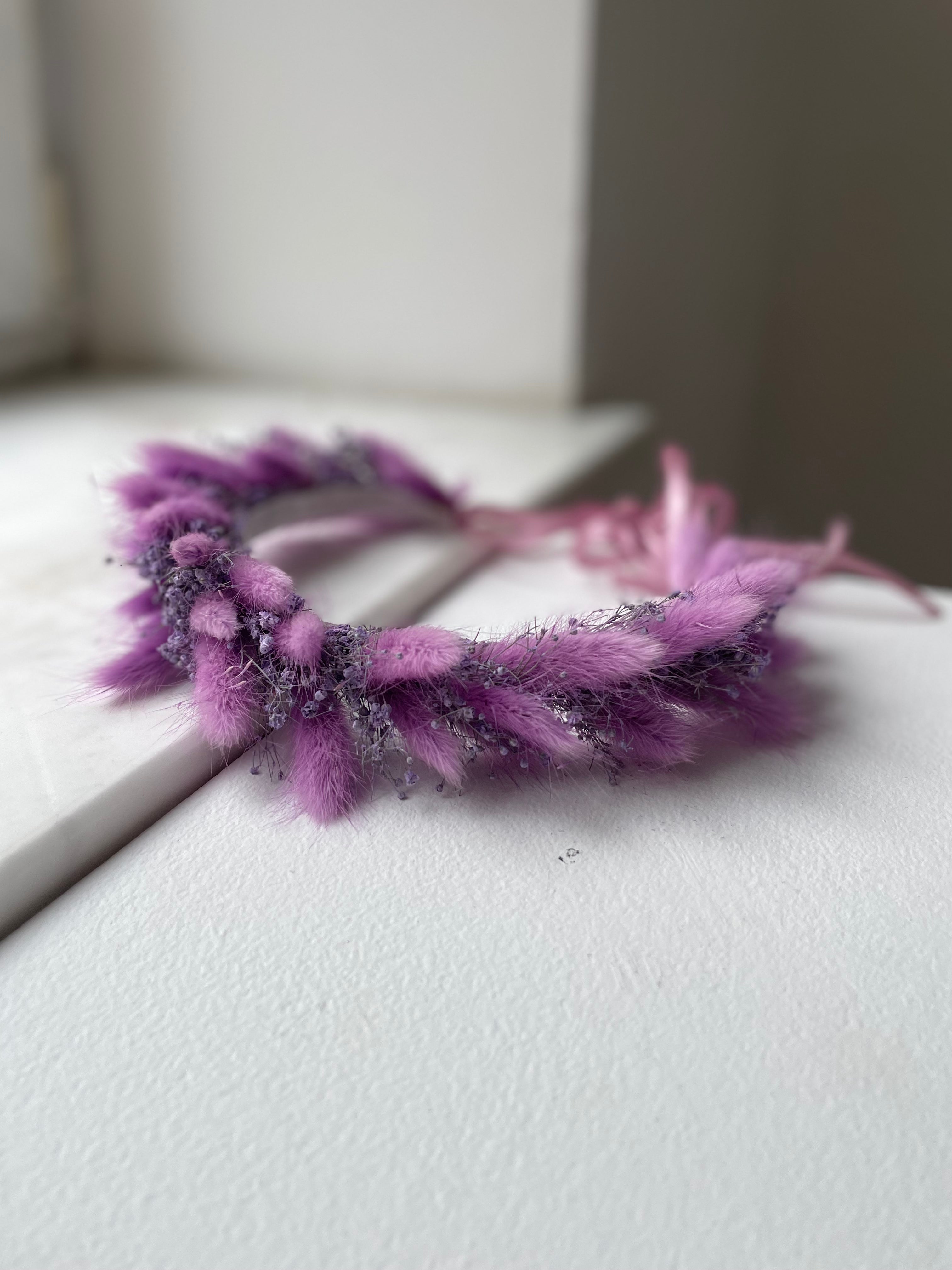 Head wreath - lilac