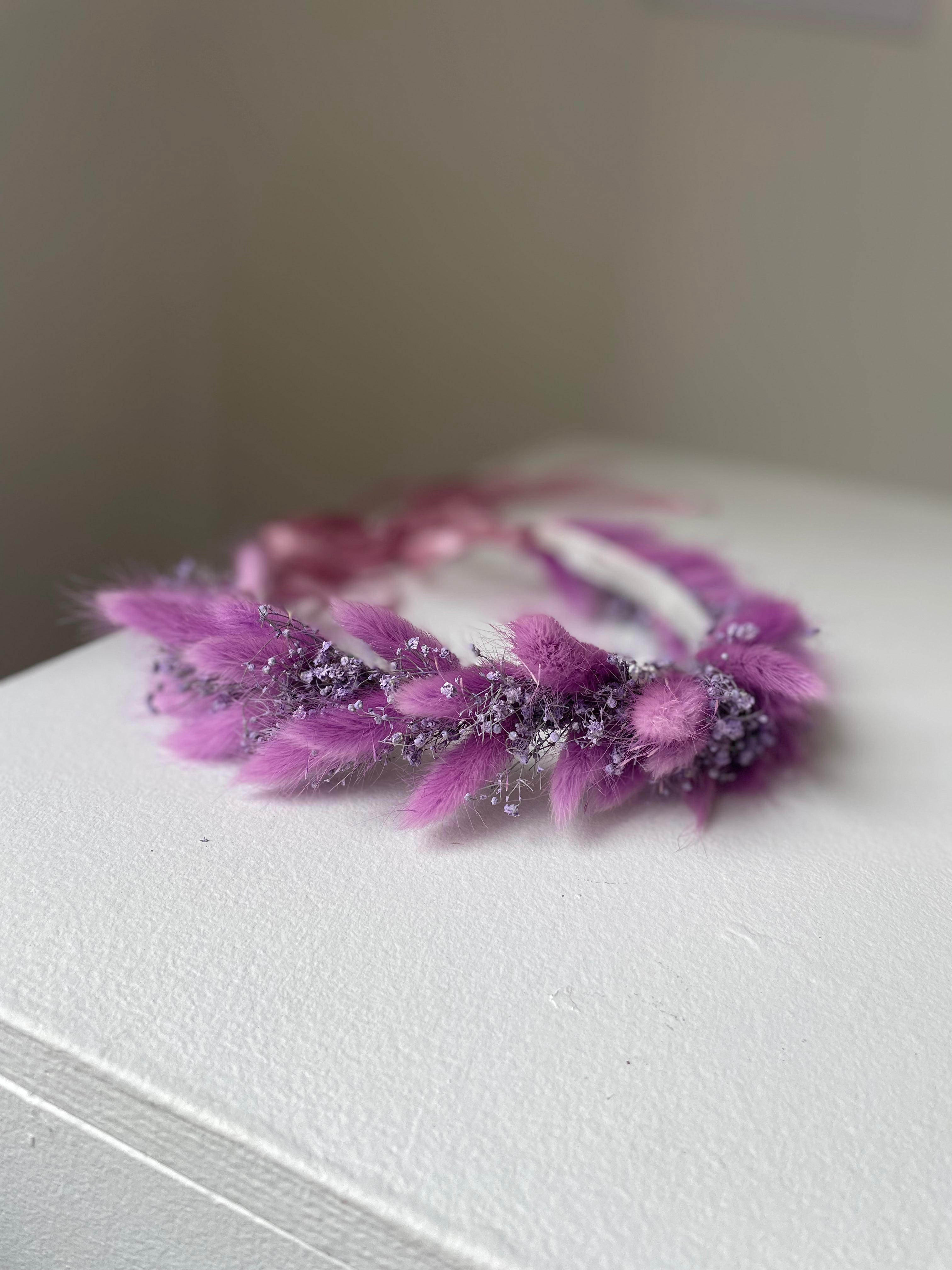 Head wreath - lilac