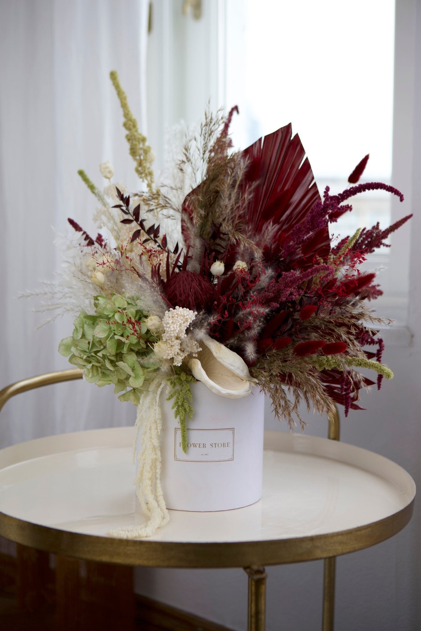 Jesienna kompozycja Poranna Rosa - kwiaty Flower Store Warszawa