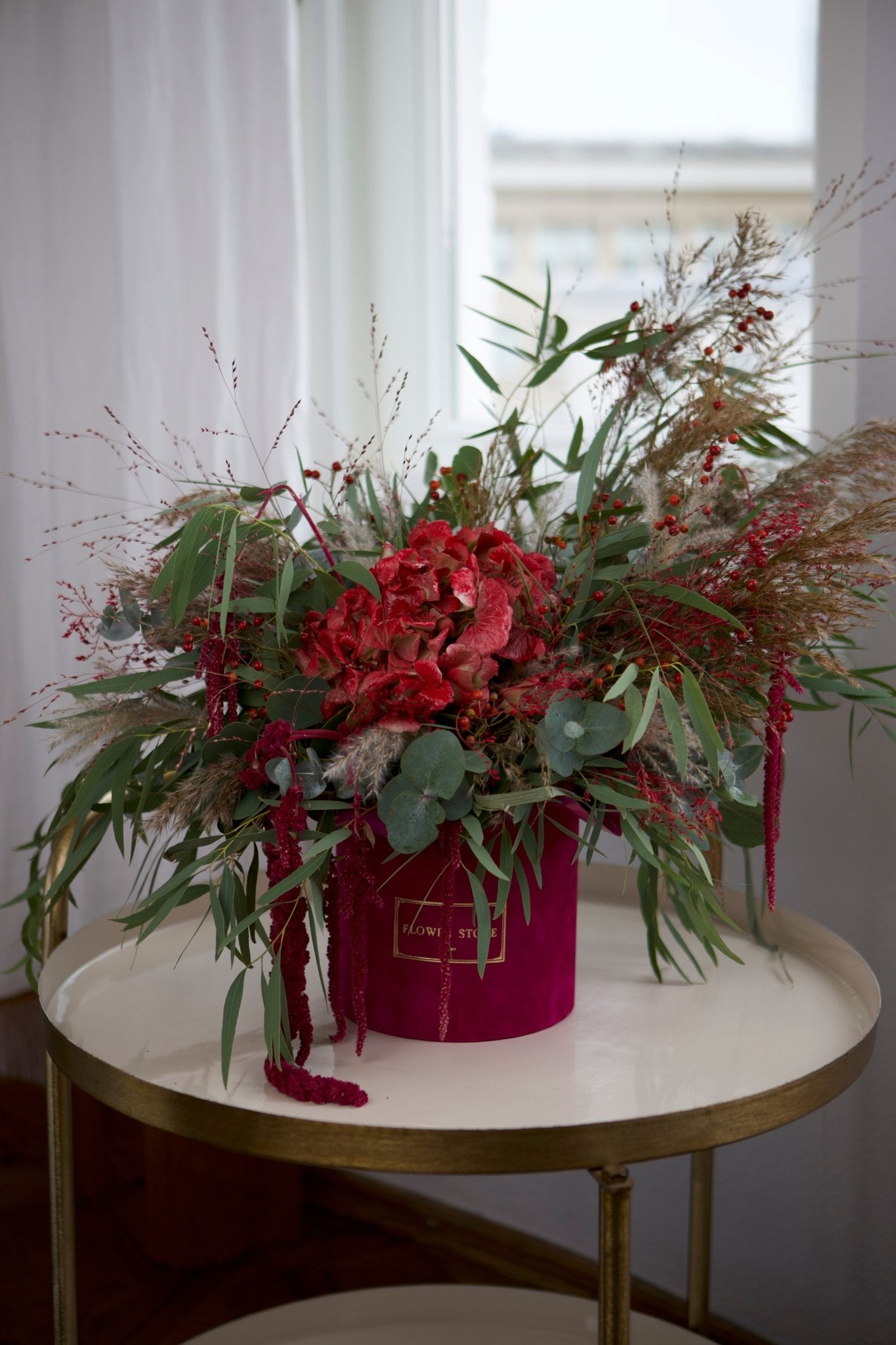 Jesienna kompozycja Zachód Słońca - kwiaty Flower Store Warszawa