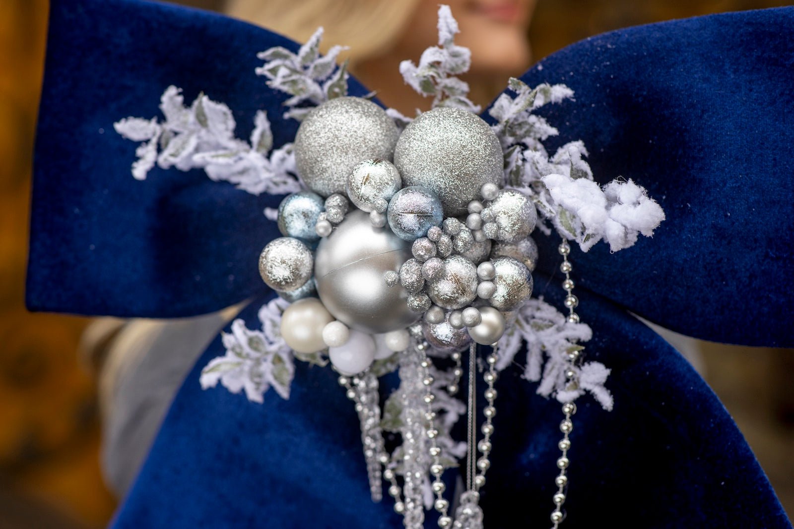 Kokarda świąteczna na drzwi lub do wnętrza - kwiaty Flower Store Warszawa