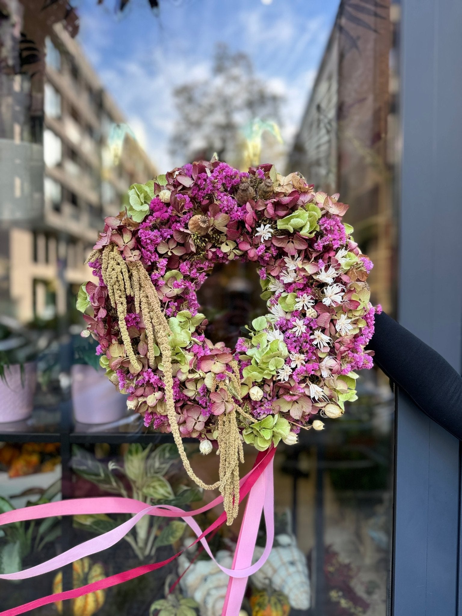 Wianek na drzwi Natura - kwiaty Flower Store Warszawa