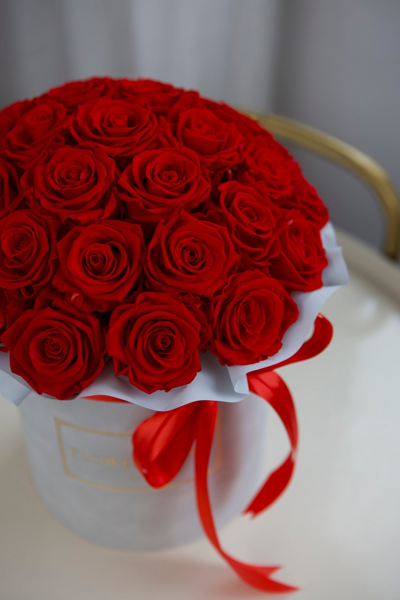 Wieczne róże - czerwień - kwiaty Flower Store Warszawa