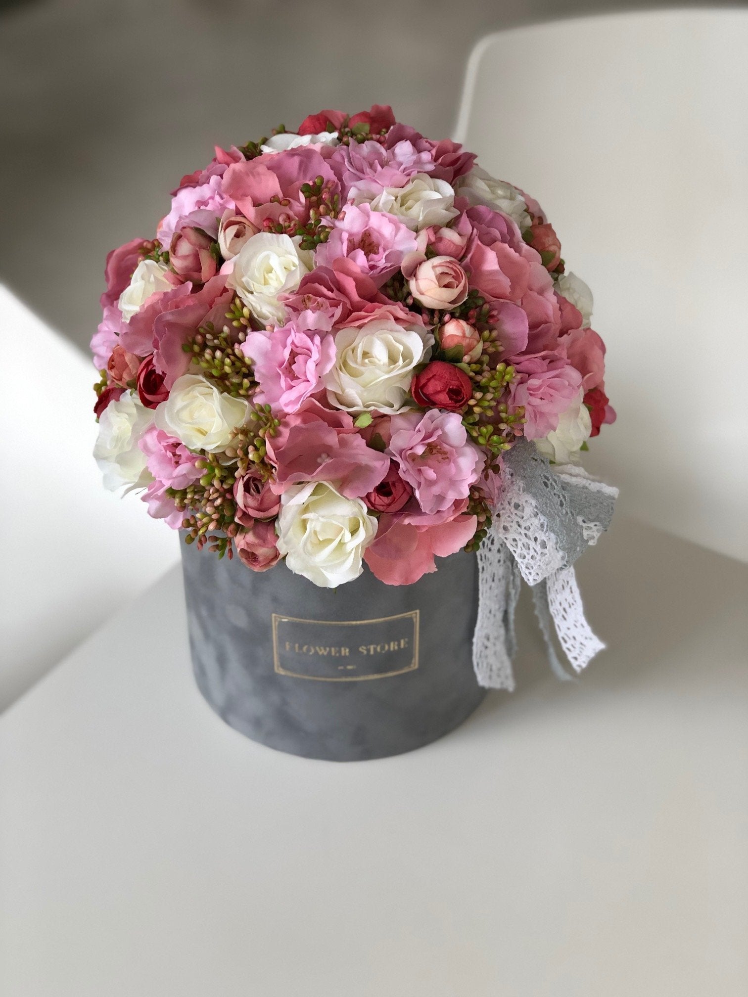 Spring composition - artificial flowers