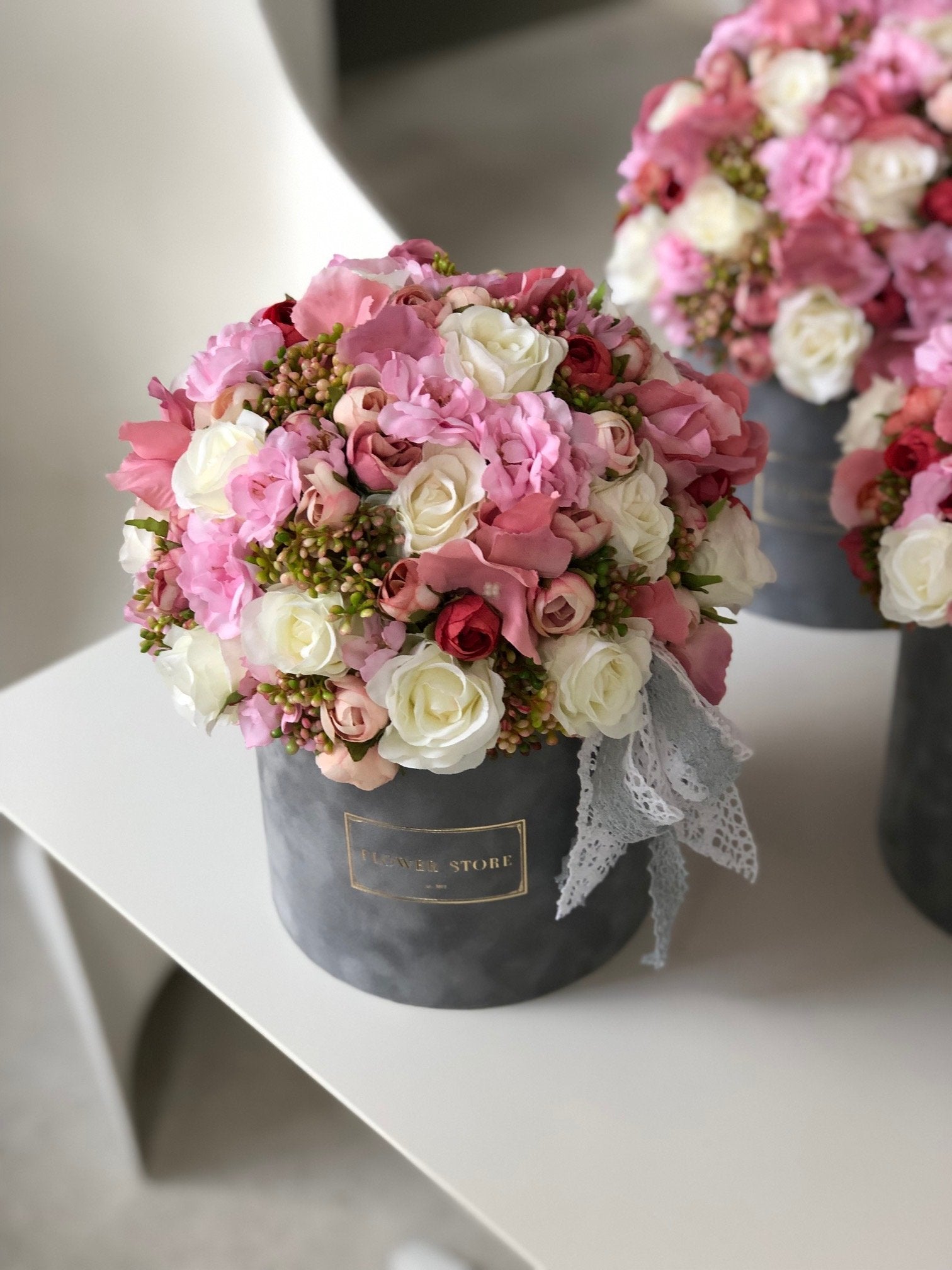 Spring composition - artificial flowers