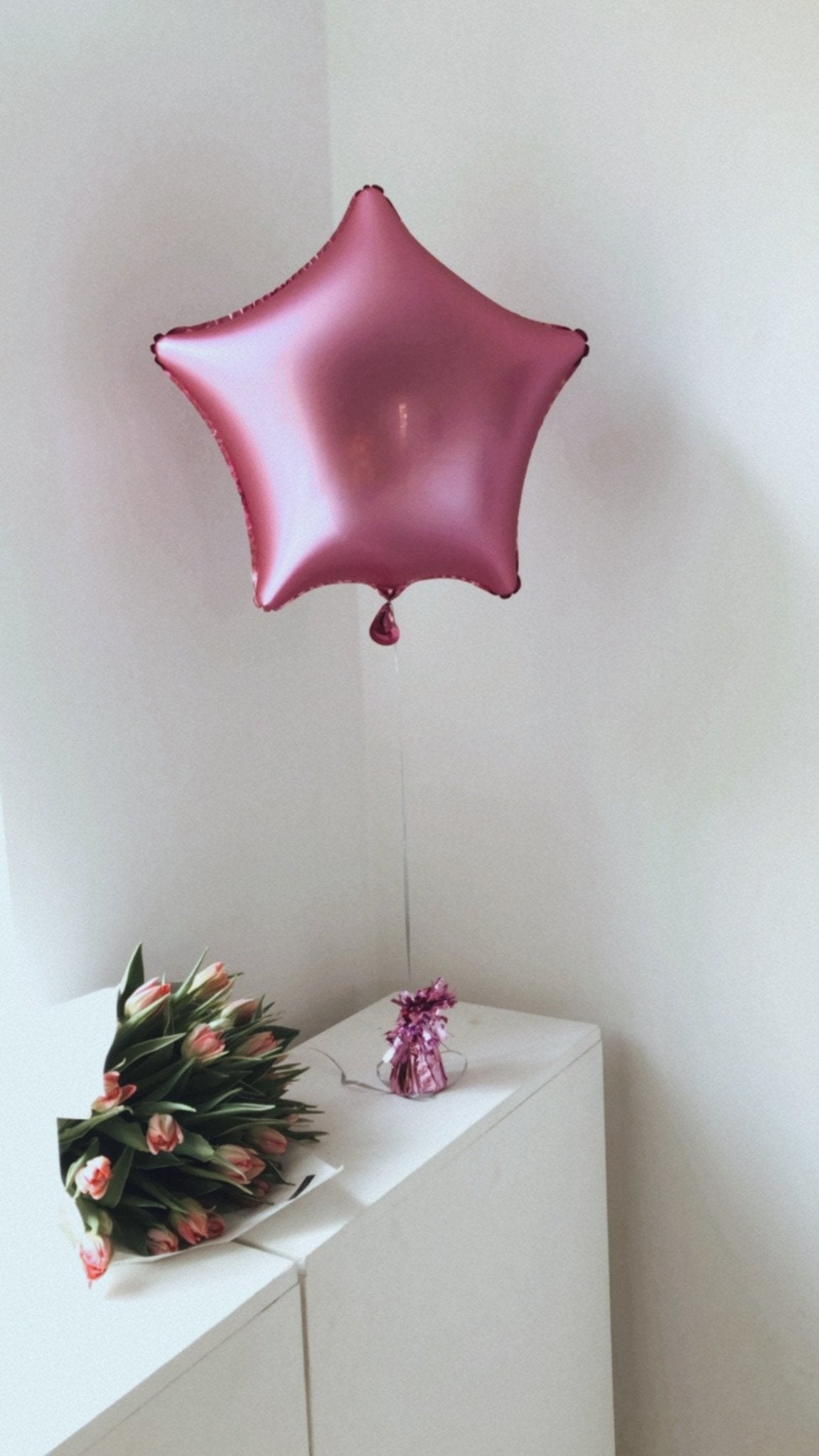 Balon z Helem w Kształcie Gwiazdki - kwiaty Flower Store Warszawa