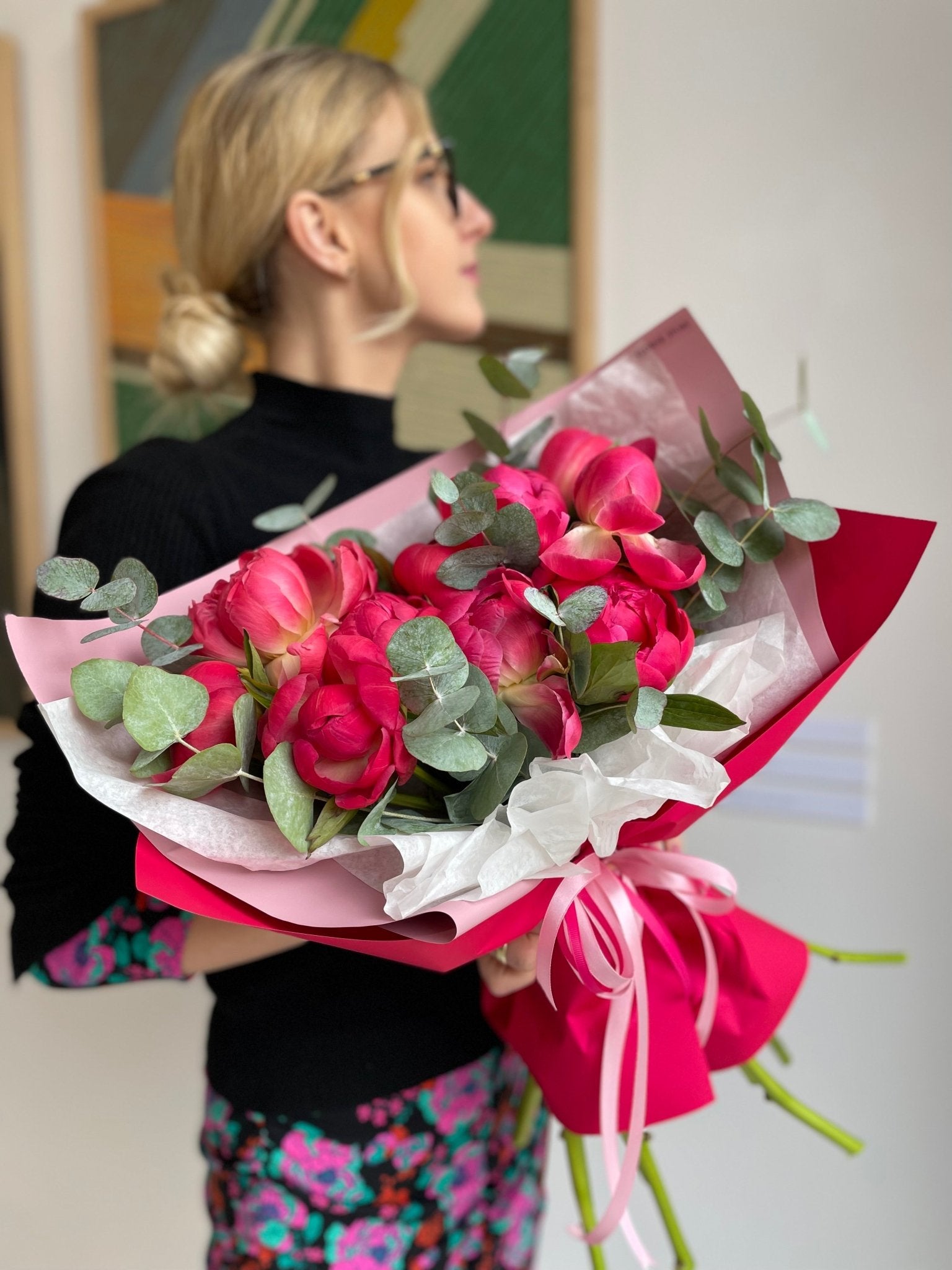 Bukiet peonii - kwiaty Flower Store Warszawa