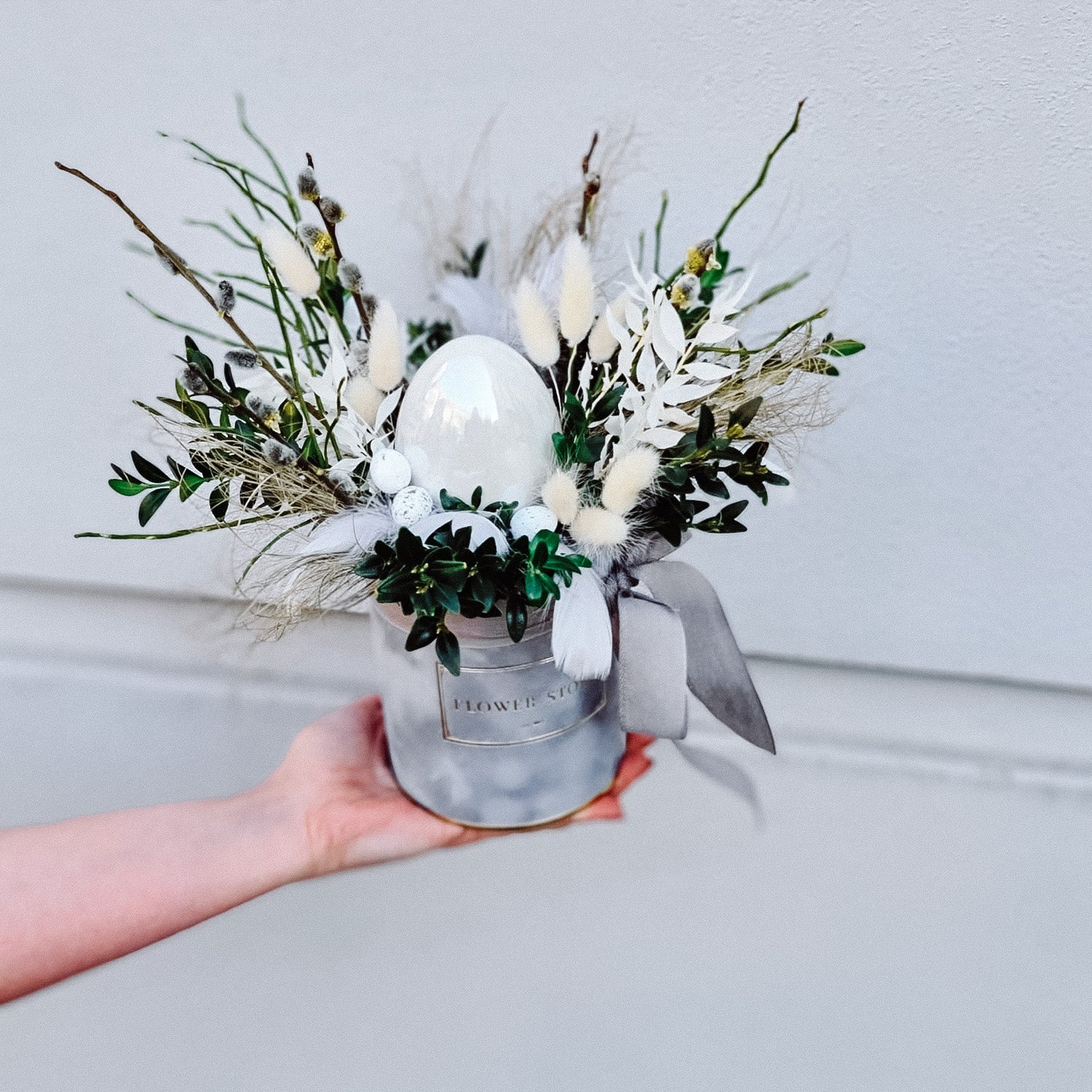 Easter flowerbox Small egg - kwiaty Flower Store Warszawa