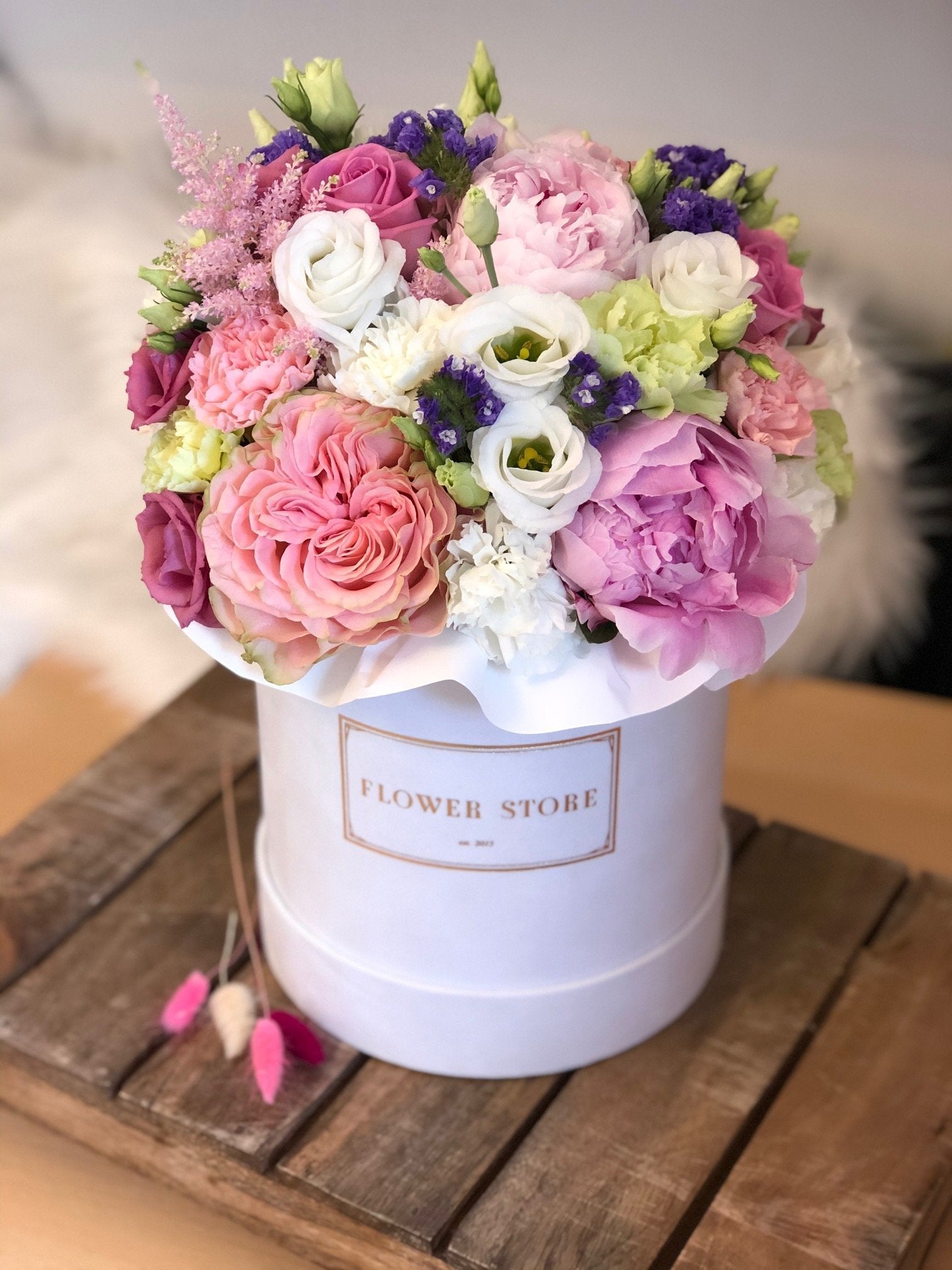 Flowerbox wiosenna energia - kwiaty Flower Store Warszawa