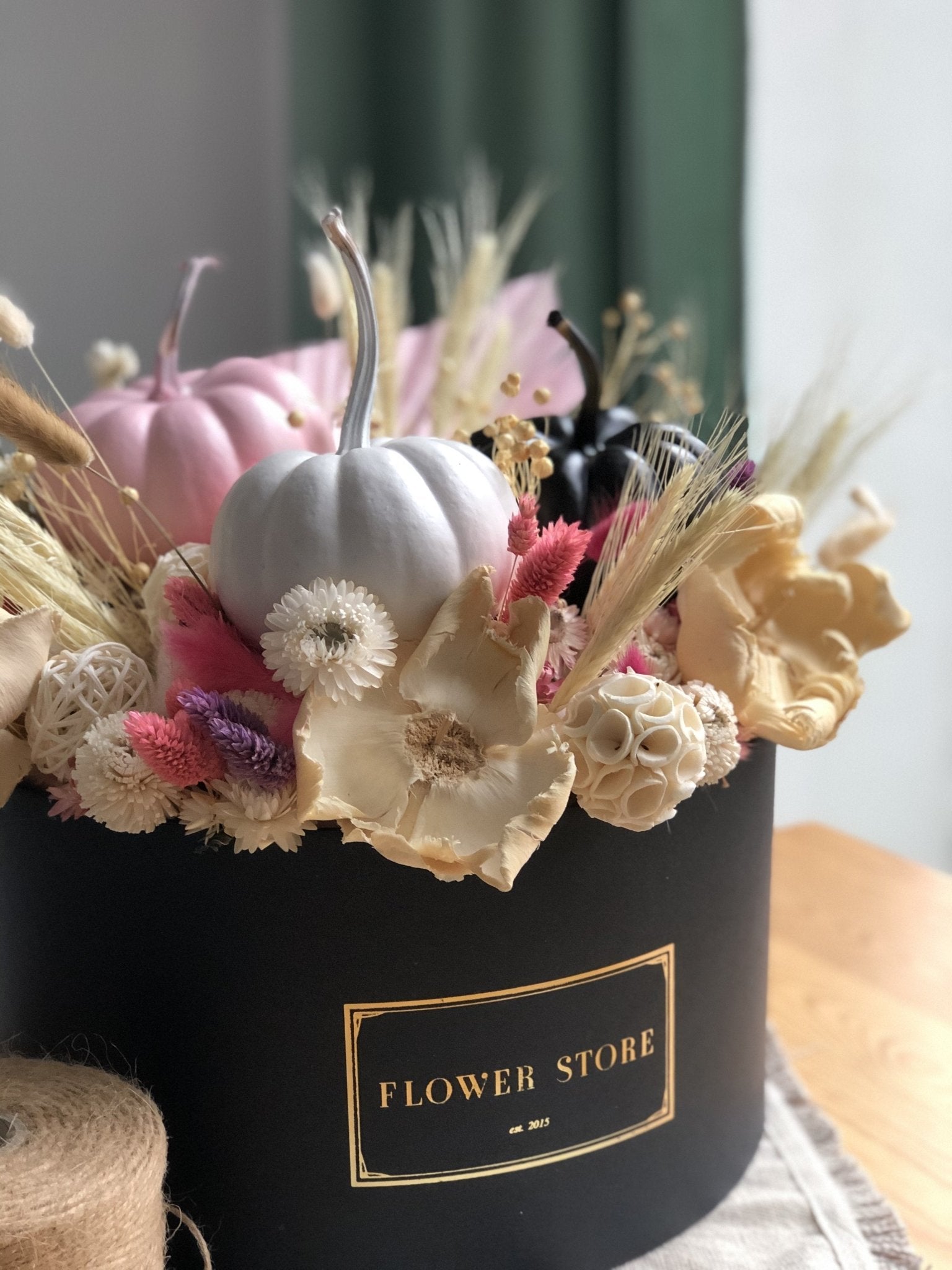 Grande jesienna kompozycja kolorowa - kwiaty Flower Store Warszawa