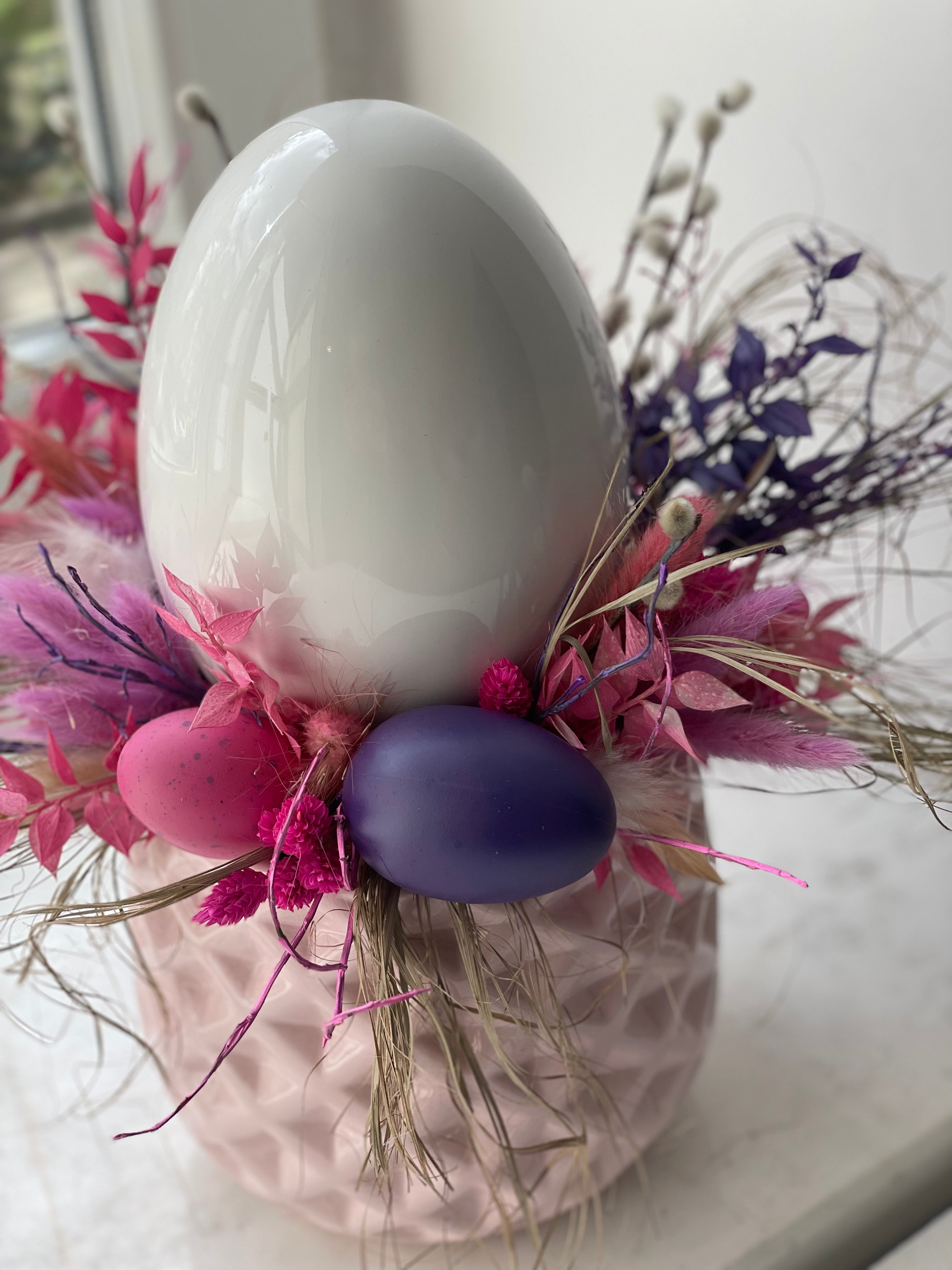 Pink Easter Big Egg