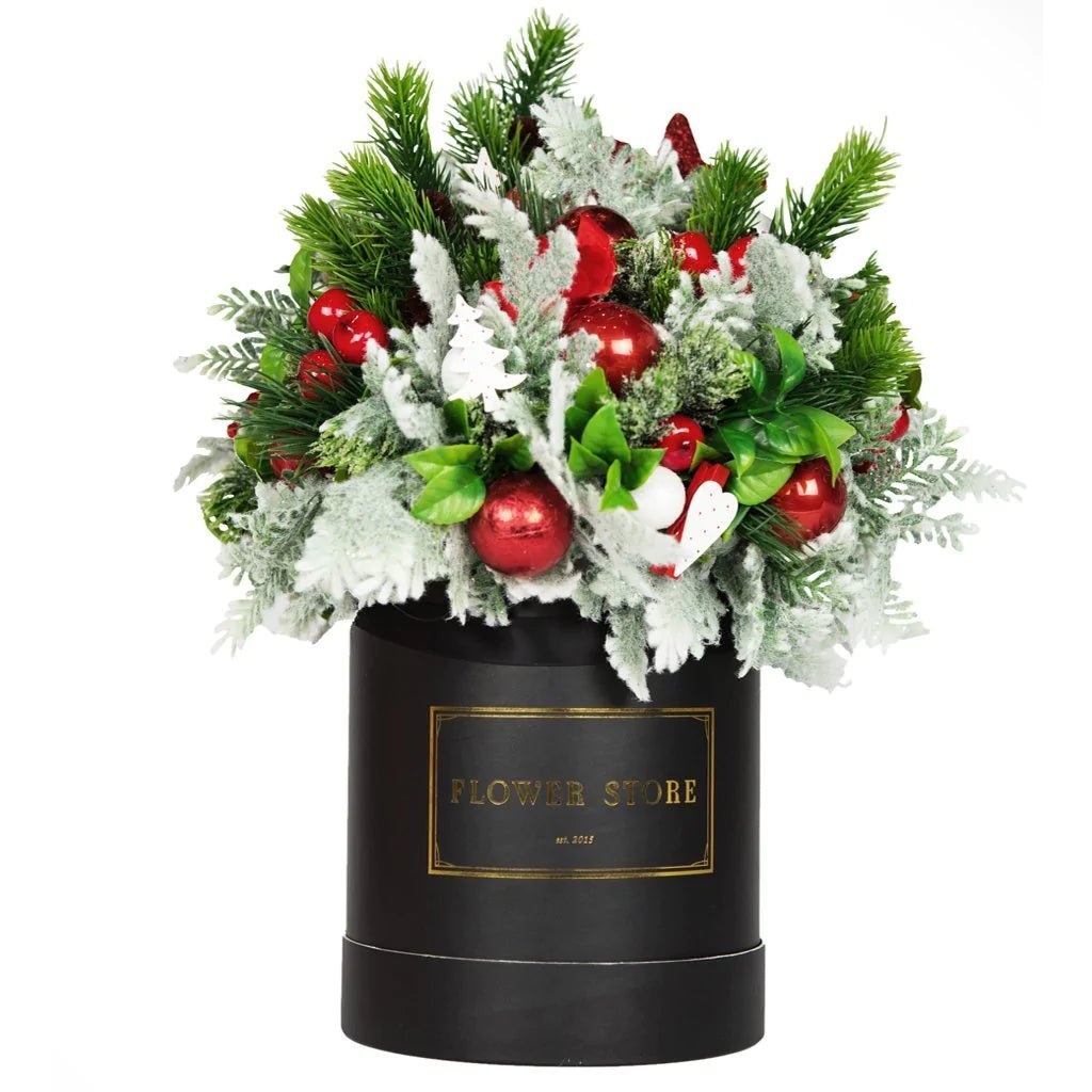 A large Christmas box