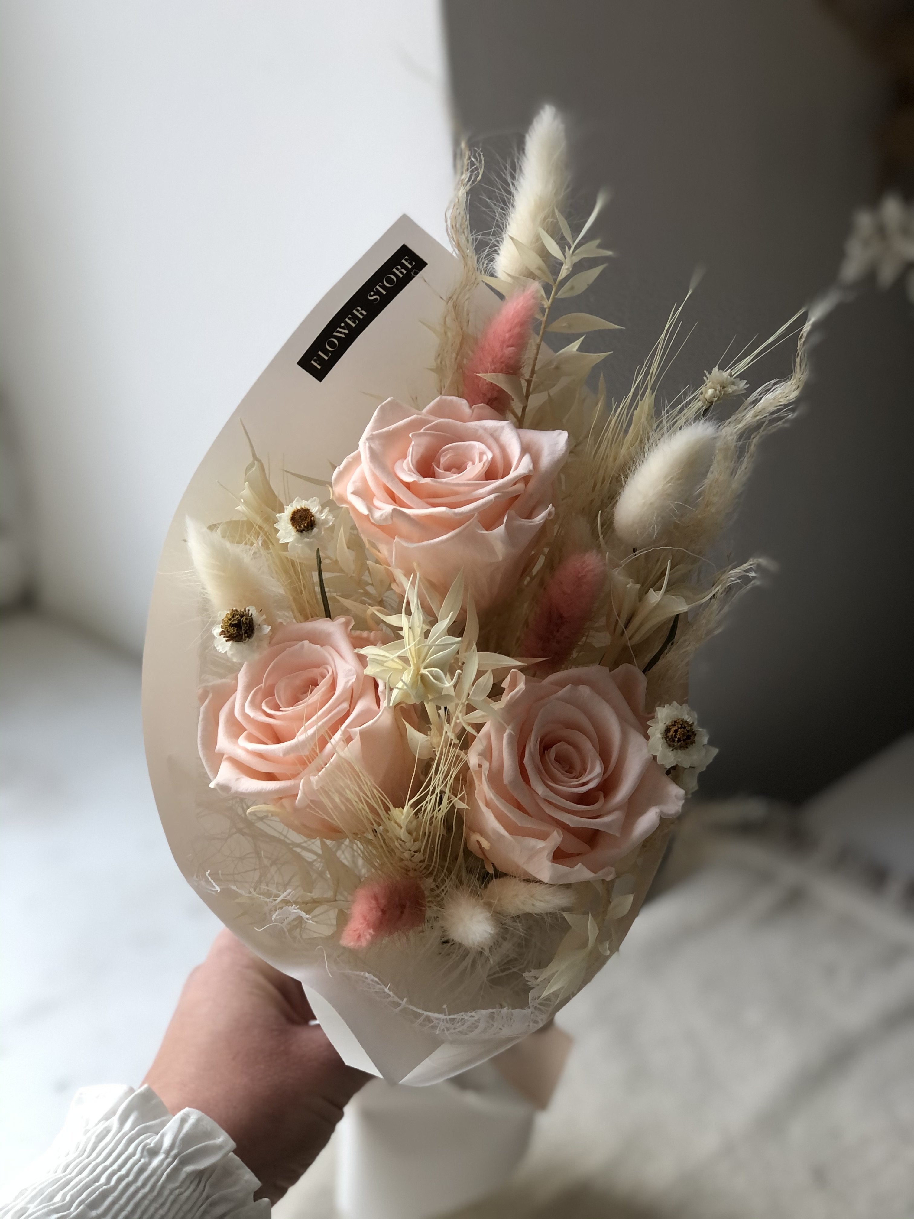 Bouquet for Women's Day "Medium Porcelain Pink"