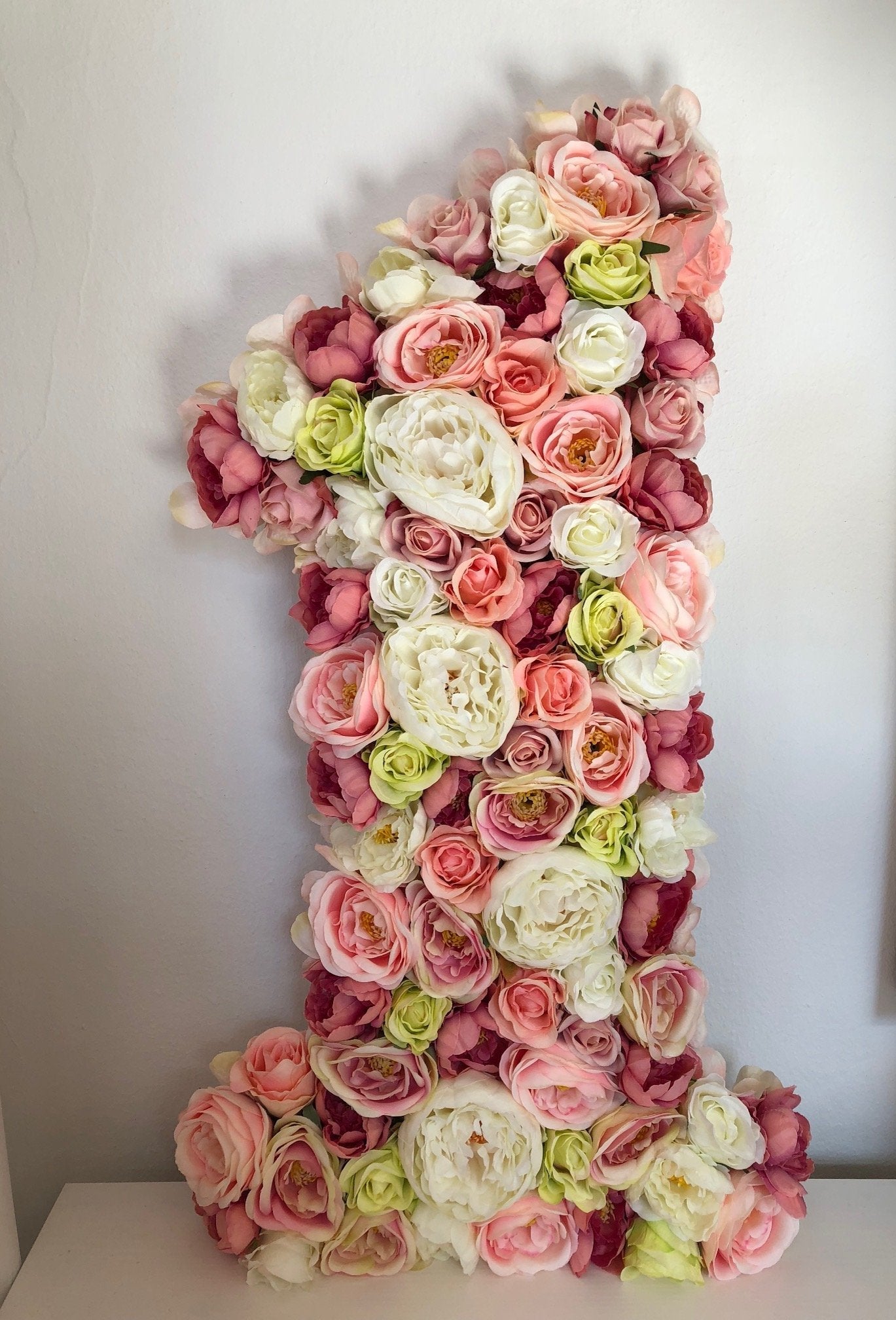 Jedynka z kwiatów sztucznych - kwiaty Flower Store Warszawa