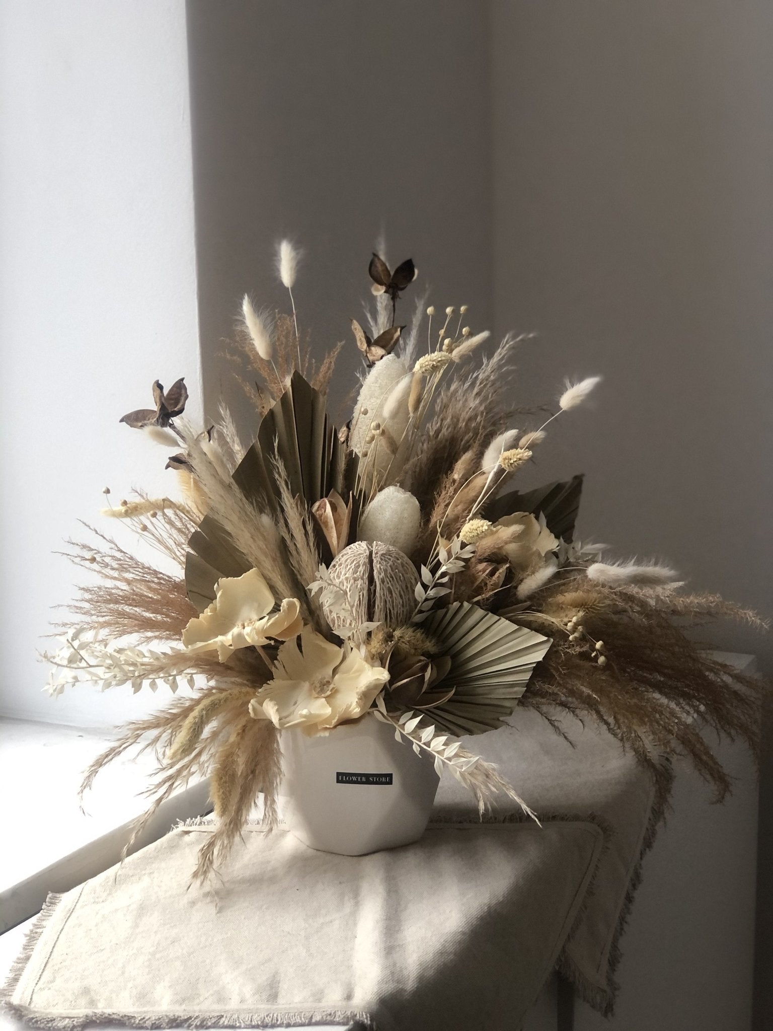 Suszona kompozycja Piaskowy dotyk - kwiaty Flower Store Warszawa