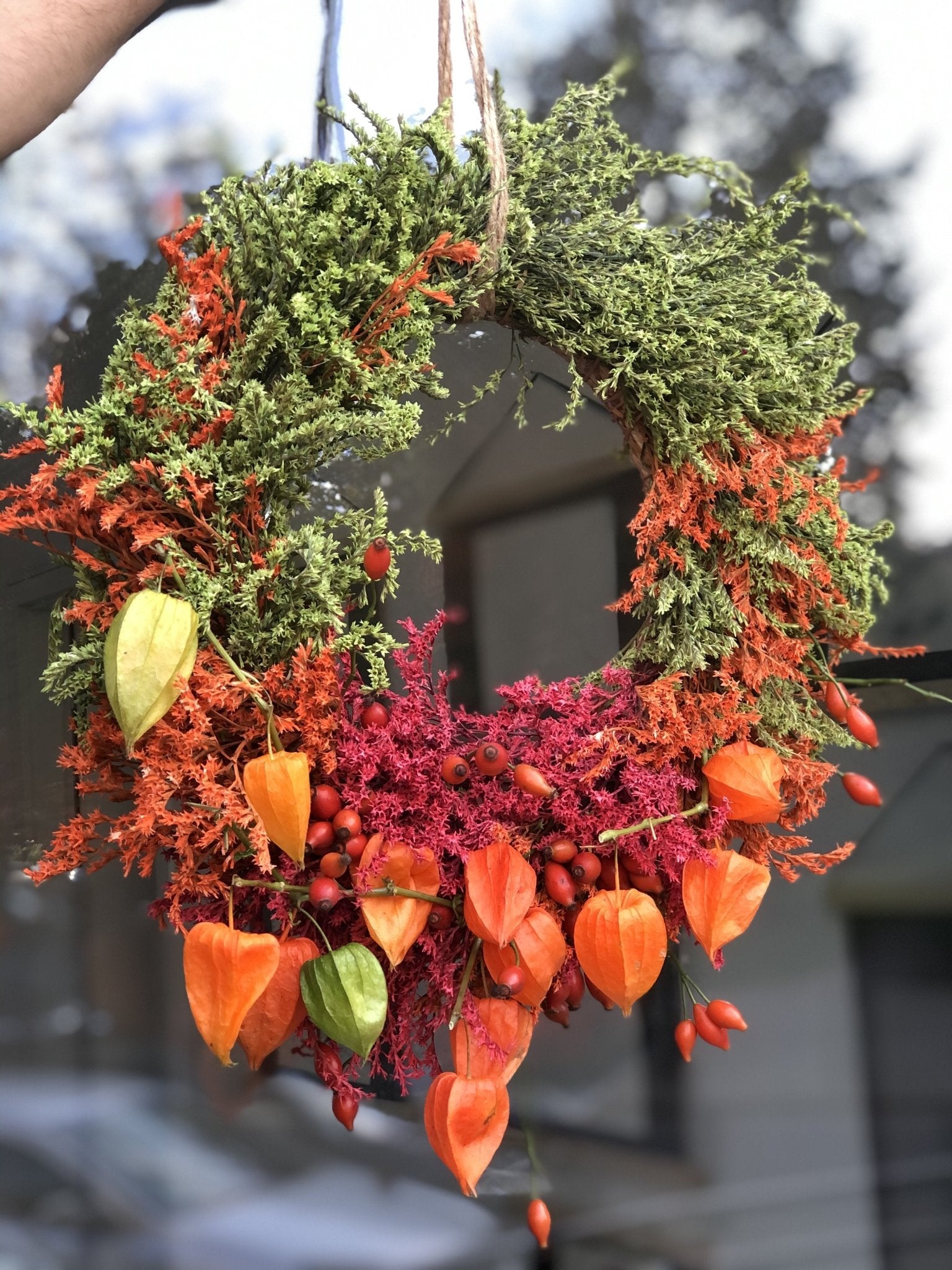 Wianek na drzwi - Autumn - kwiaty Flower Store Warszawa