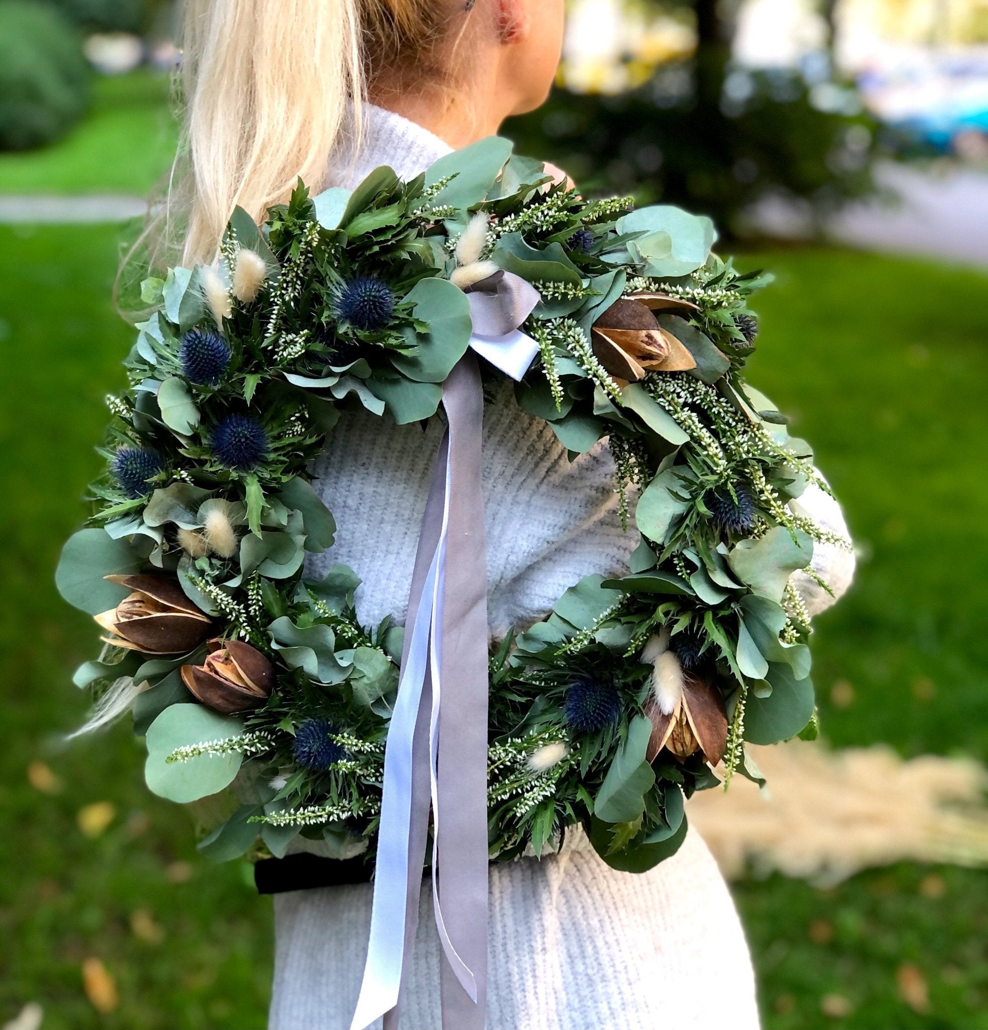 Wianek na drzwi - MOOD - kwiaty Flower Store Warszawa