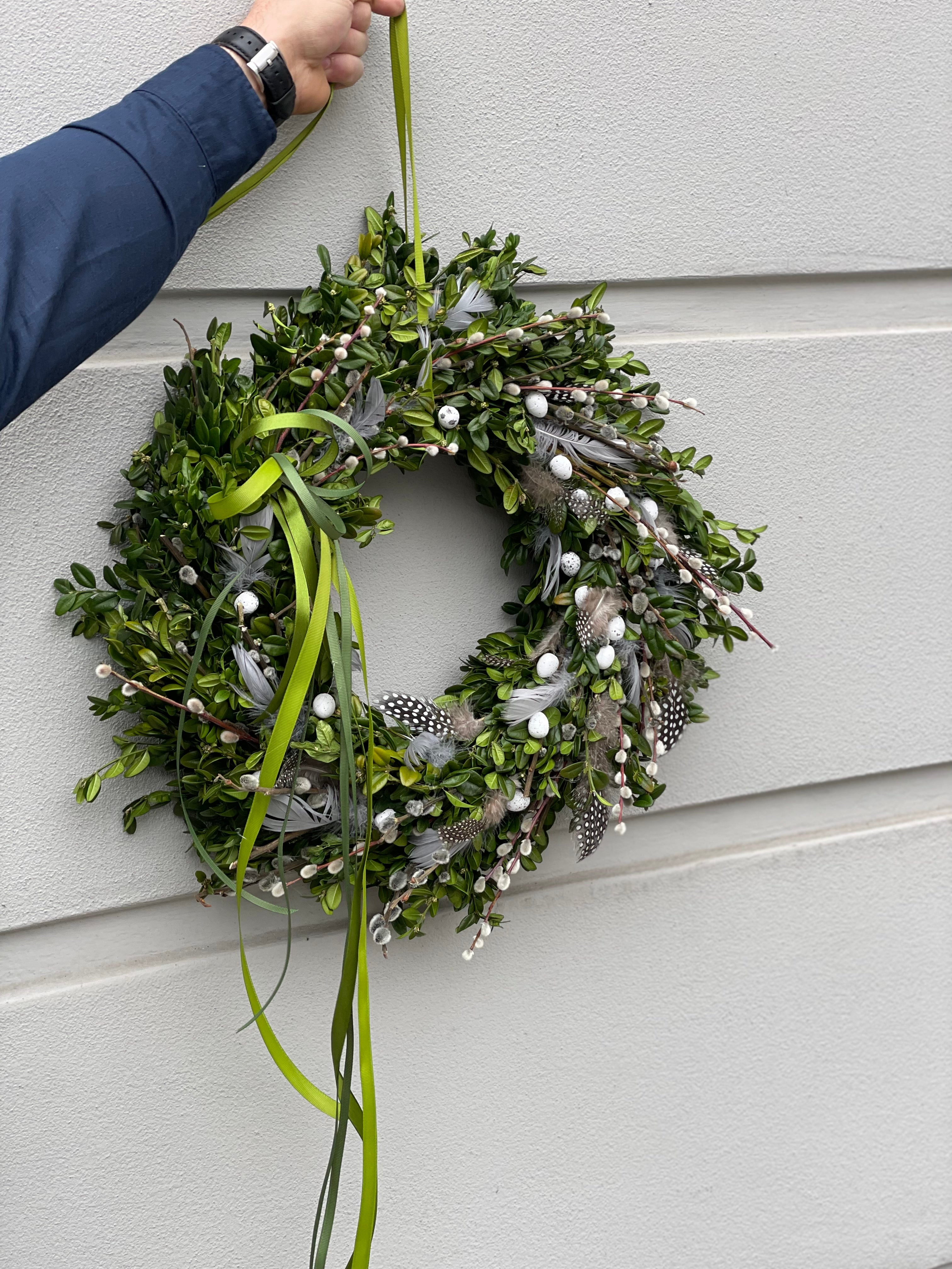 Natural Easter wreath