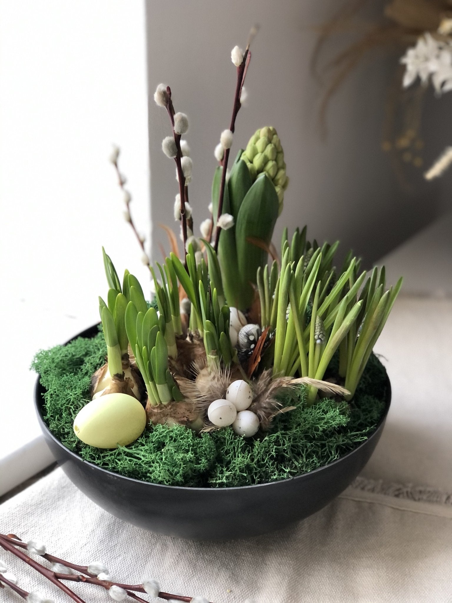 Żywa Kompozycja Wielkanocna - kwiaty Flower Store Warszawa