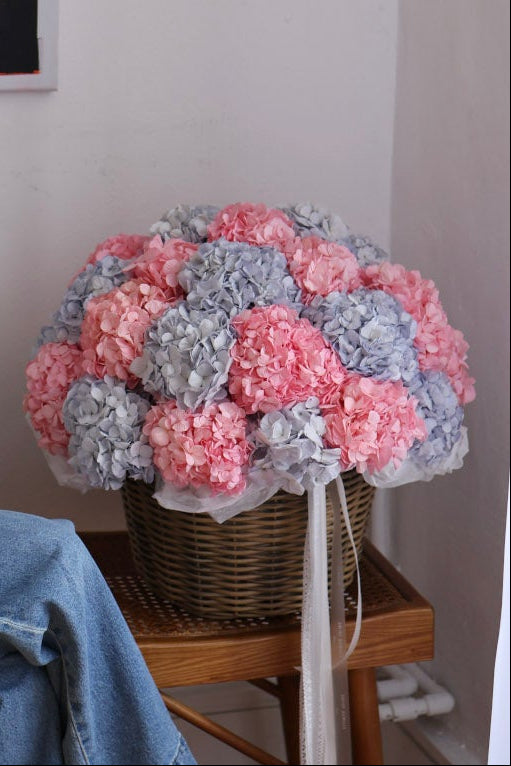 Kosz Wiecznych Hortensji „Eternal Garden”