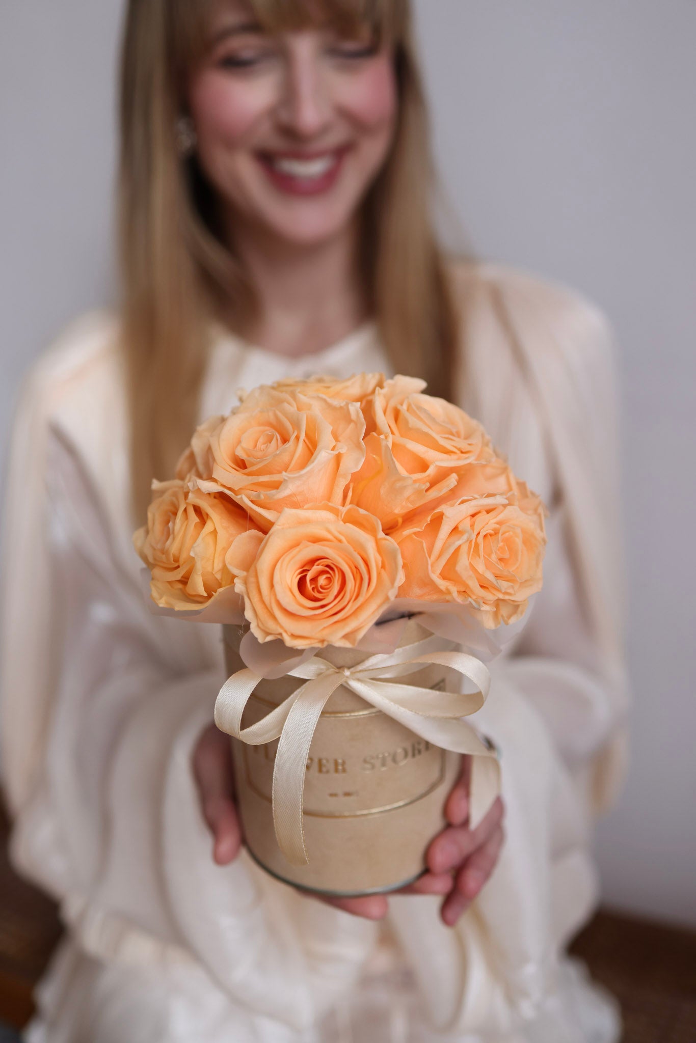 Flowerbox Wieczne Róże „Herbaciana Elegancja”