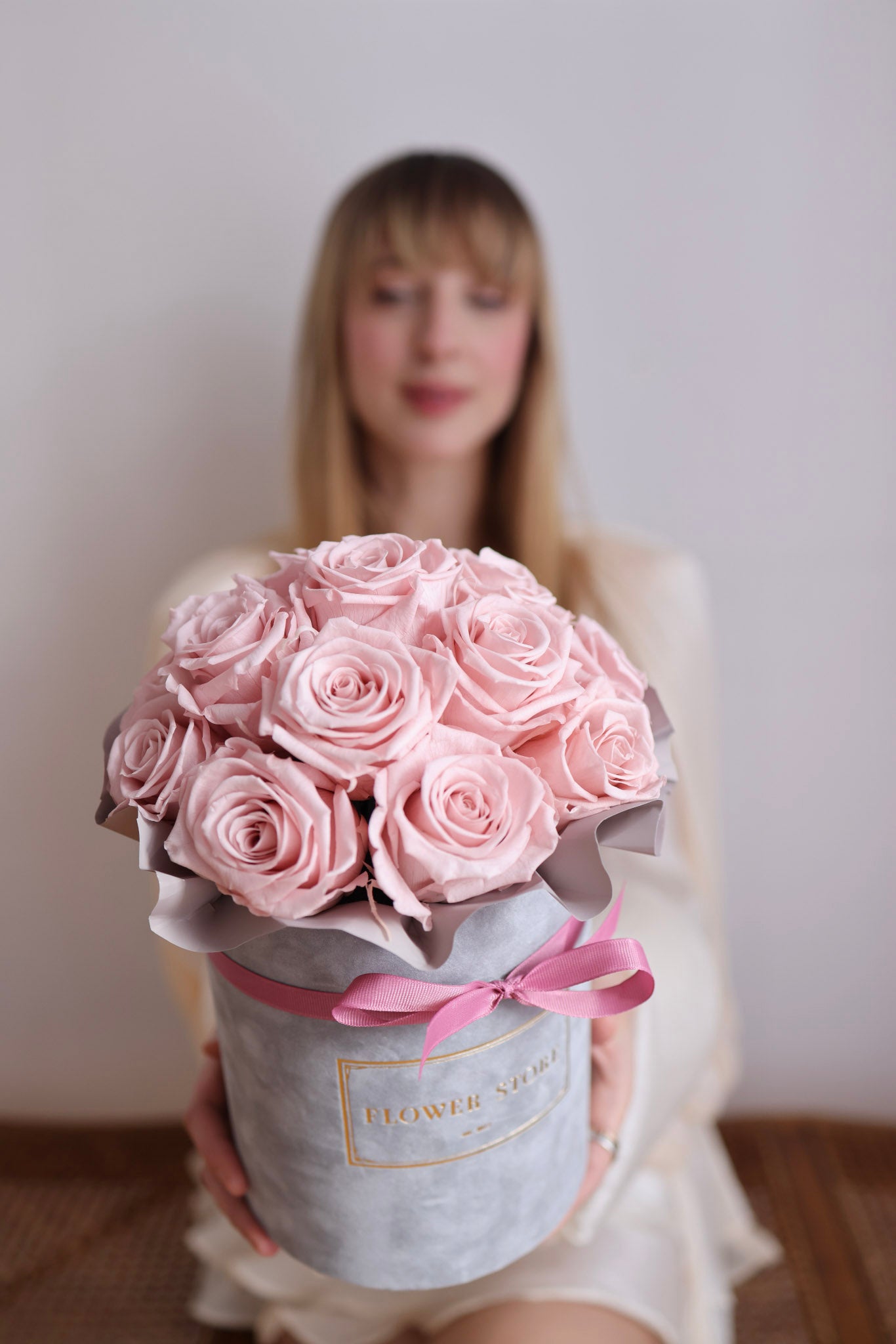 Flowerbox Wieczne Róże „Dusty Rose"