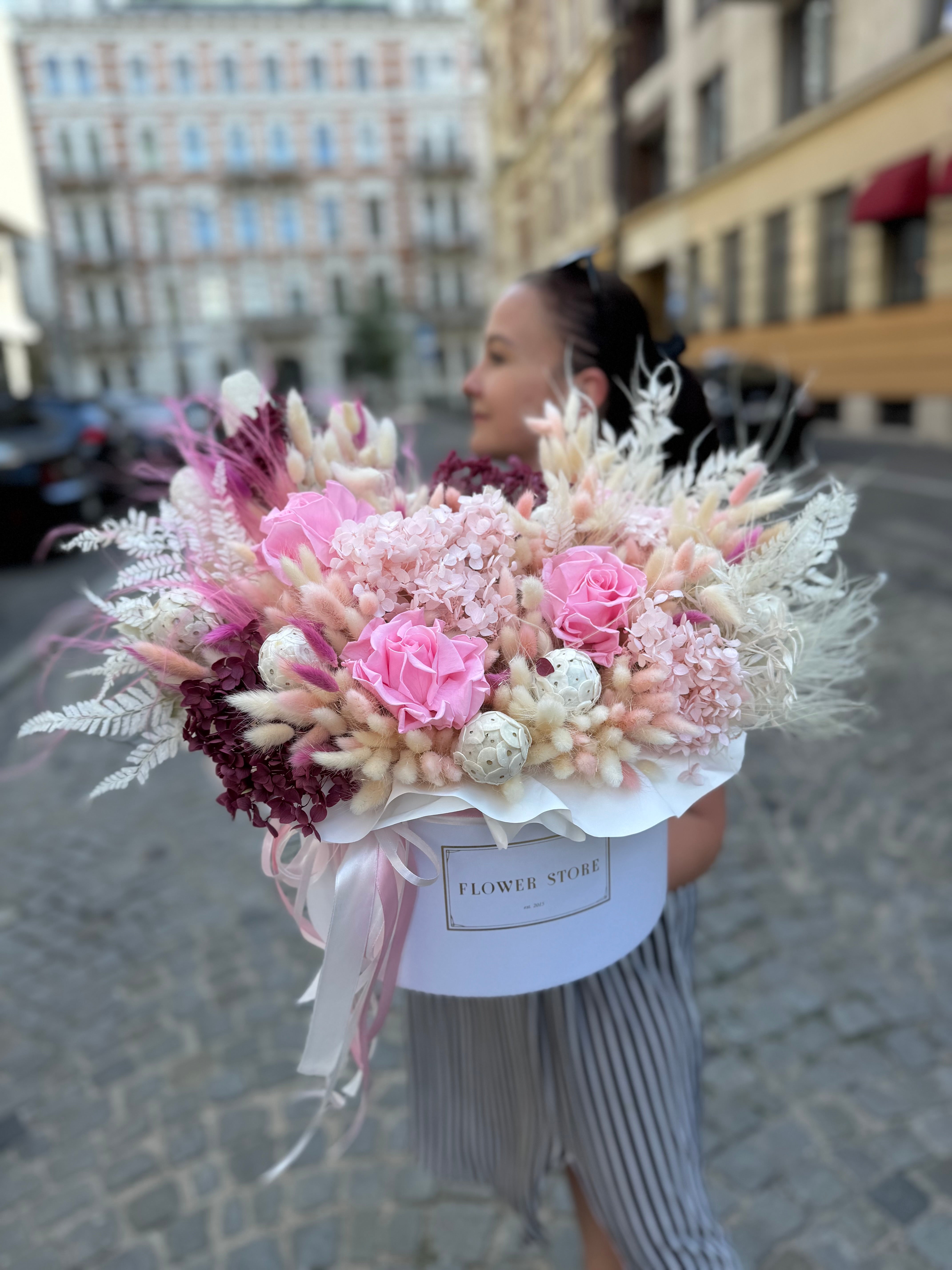 Dried Summer Flowerbox