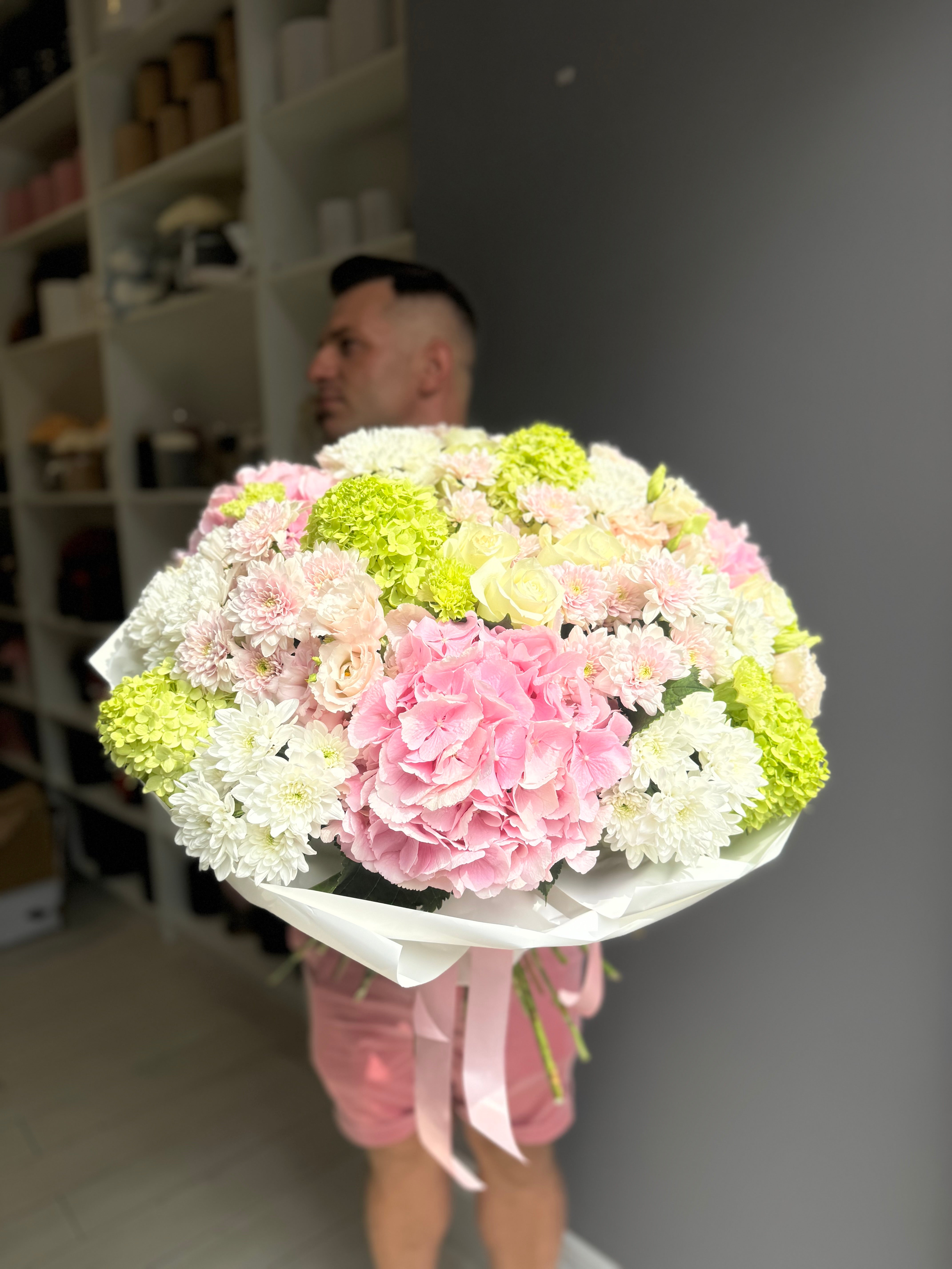 Sweet blossom flowers bouquet