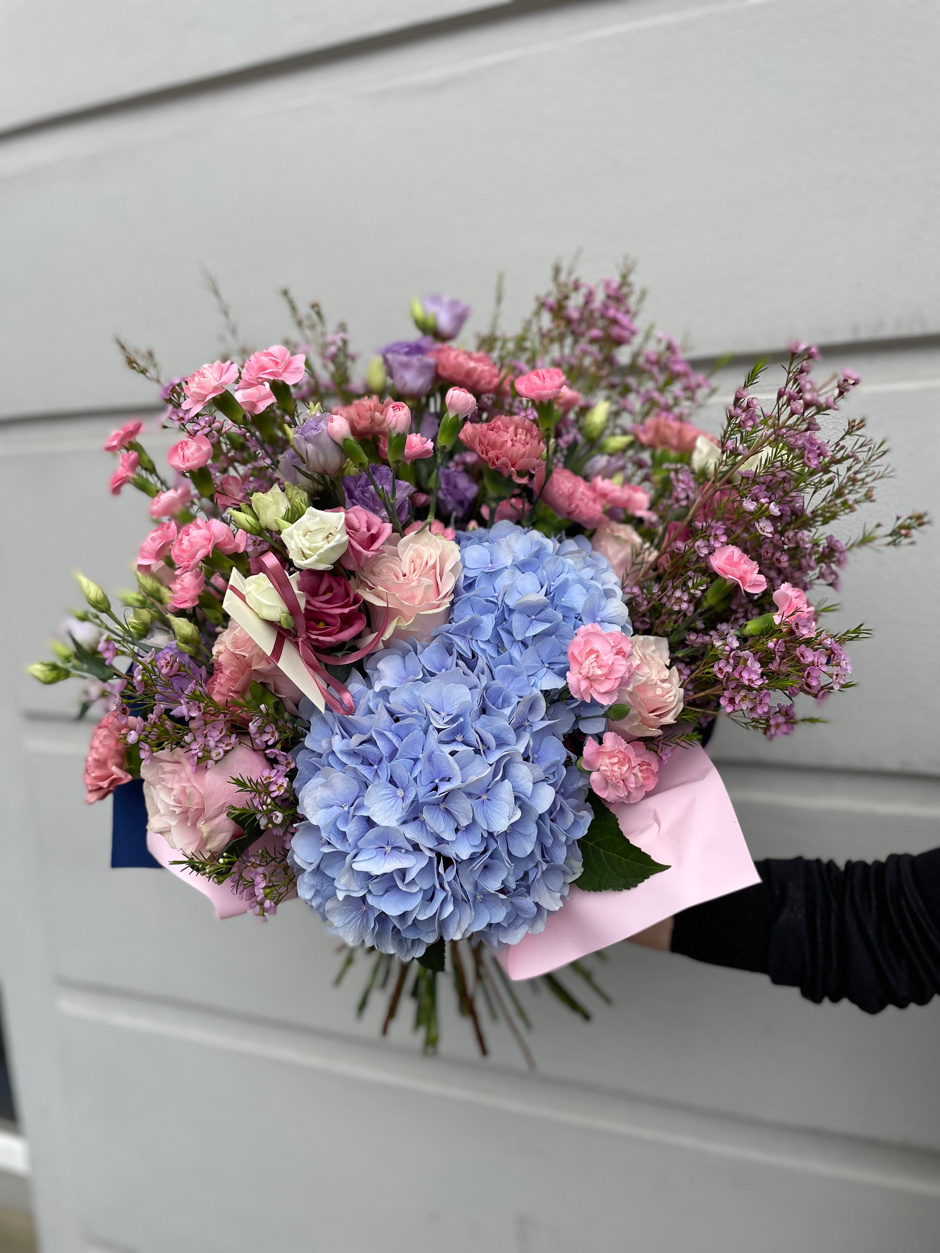 Flower Bouquet Romantic Note