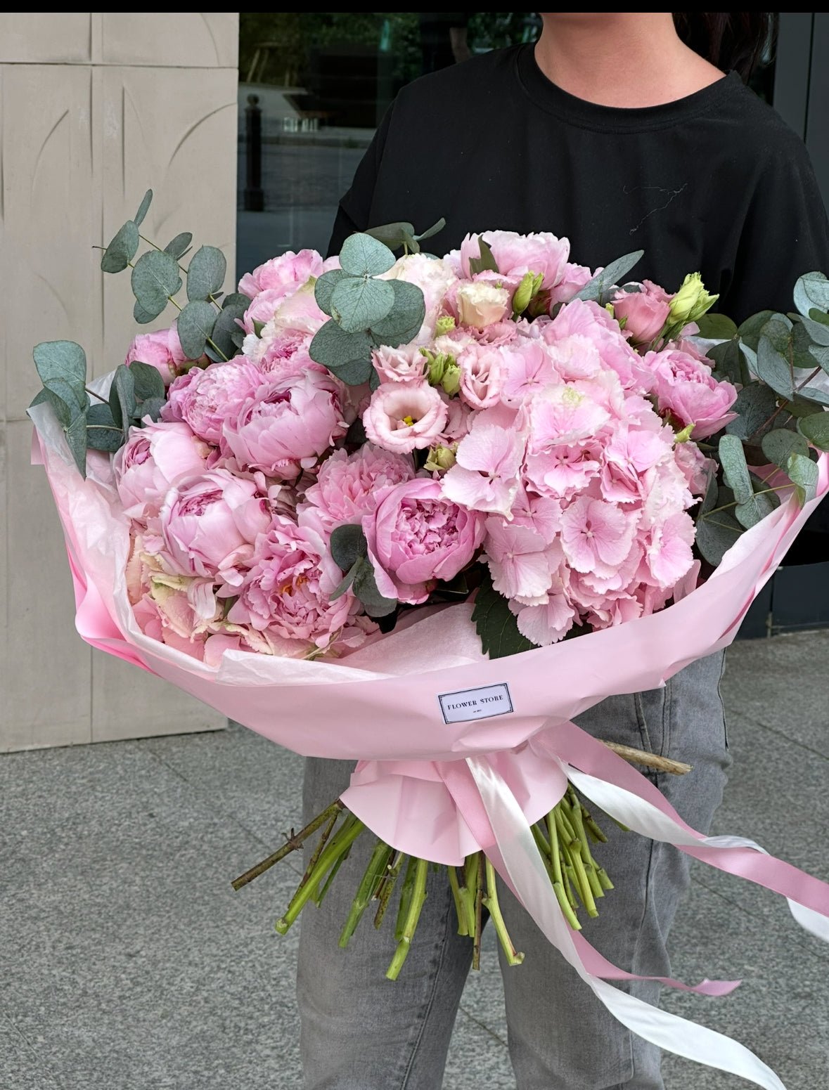 Bukiet piwonii Różane Pragnienie - kwiaty Flower Store Warszawa