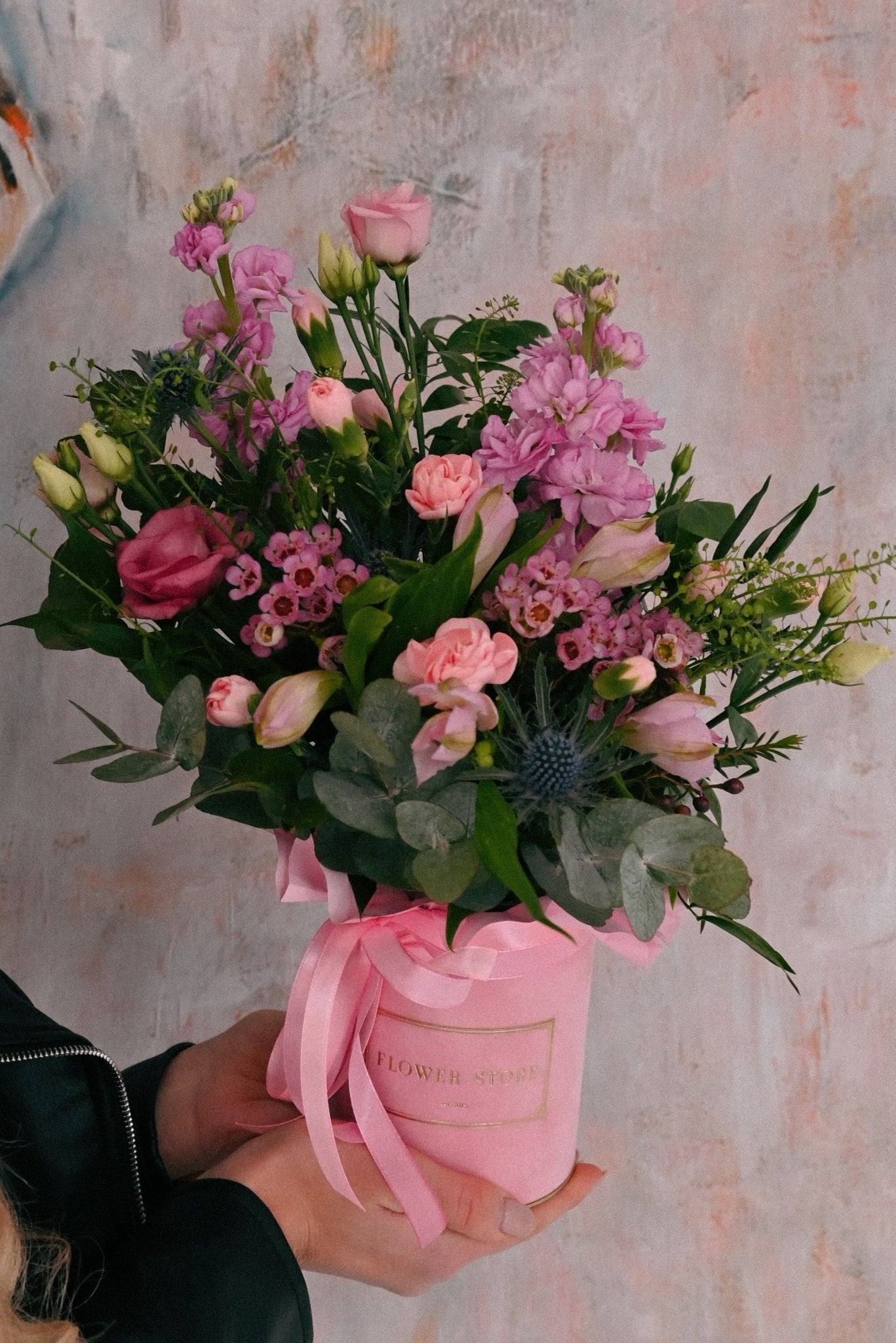 Flowerbox Wiosenny - kwiaty Flower Store Warszawa