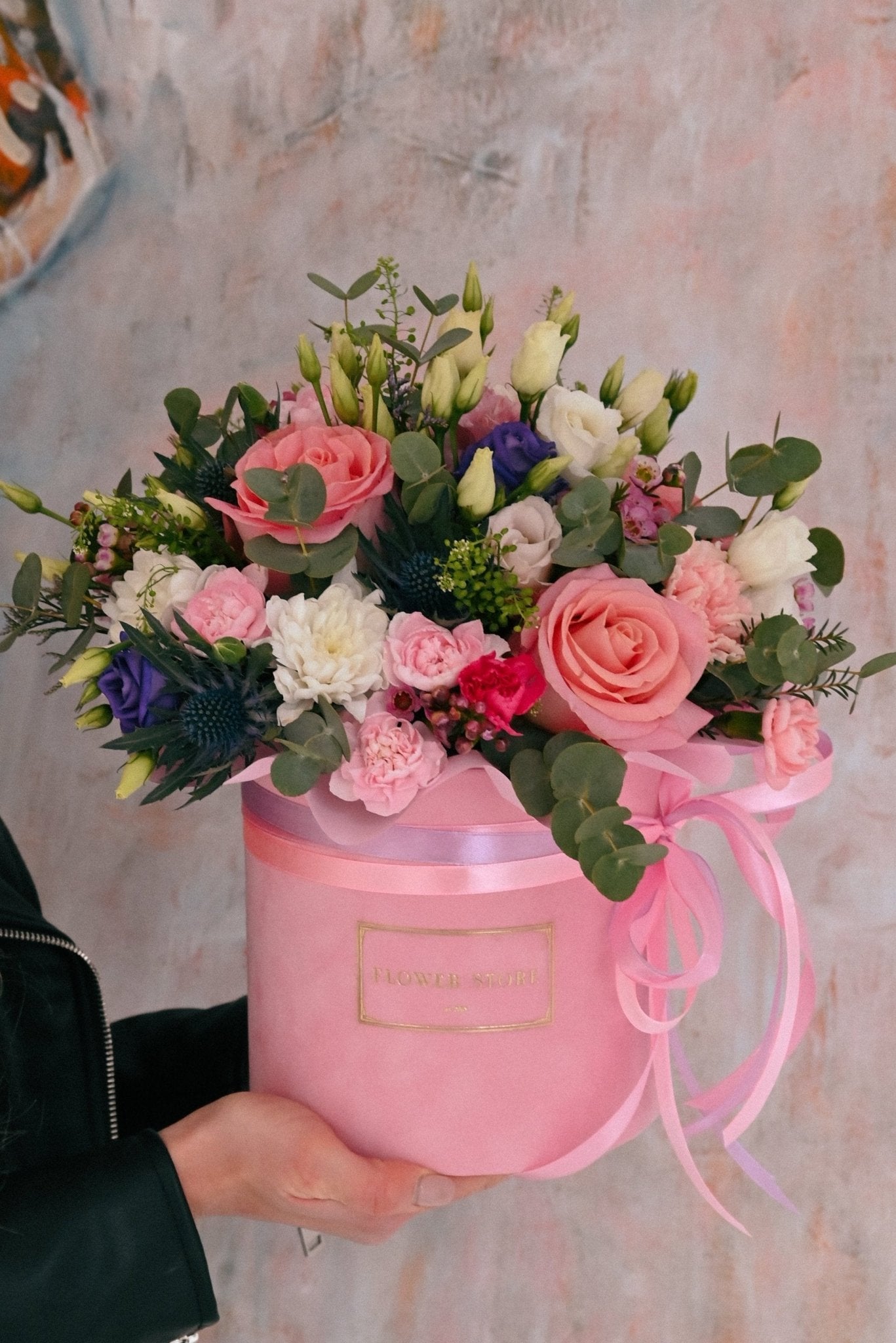 Flowerbox Wiosenny - kwiaty Flower Store Warszawa