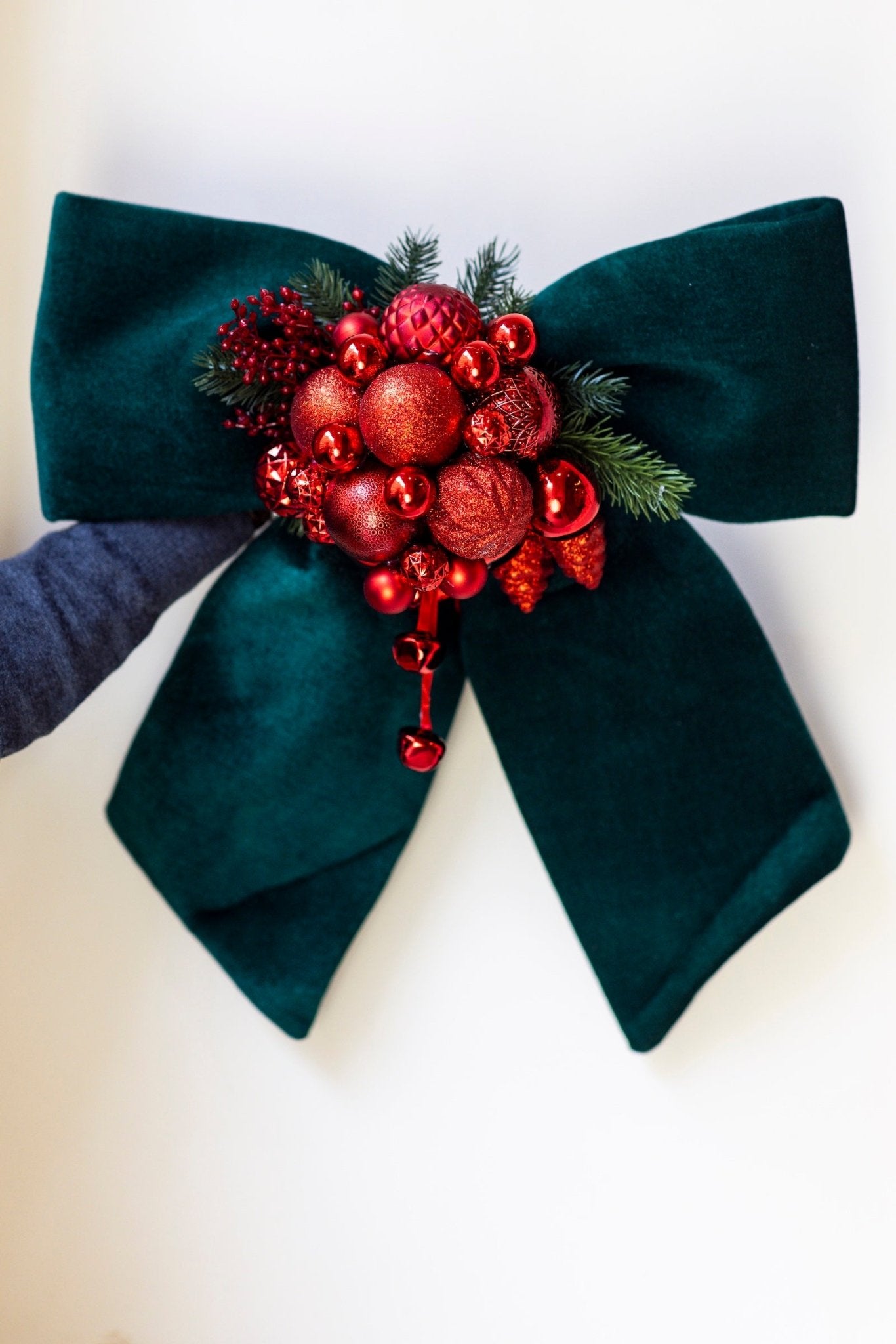 Kokarda świąteczna na drzwi lub do wnętrza - kwiaty Flower Store Warszawa