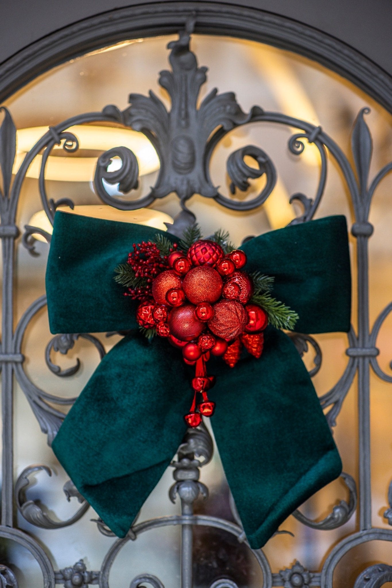 Kokarda świąteczna na drzwi lub do wnętrza - kwiaty Flower Store Warszawa