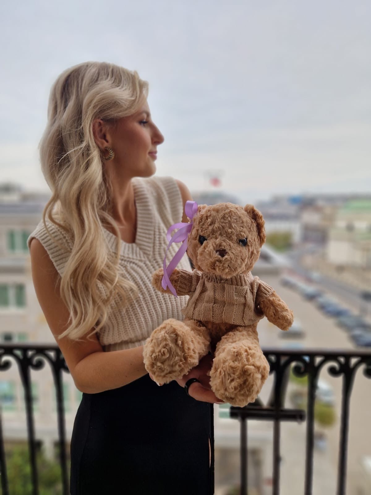 Pluszowy Miś - kwiaty Flower Store Warszawa