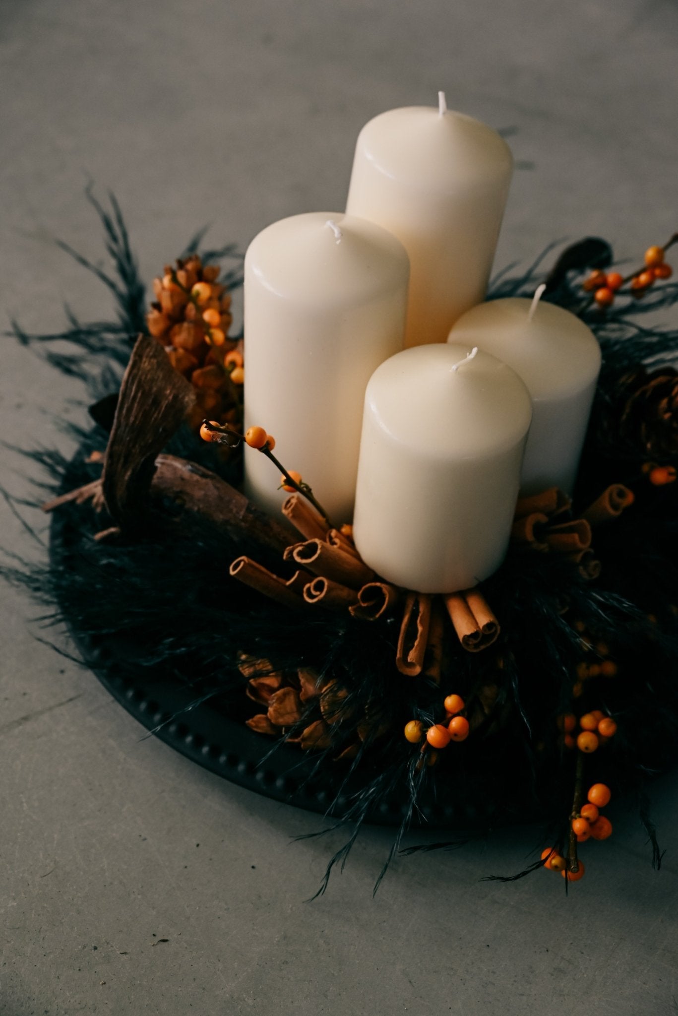 Stroik świąteczny Świąteczna lekkość NO.2 - kwiaty Flower Store Warszawa