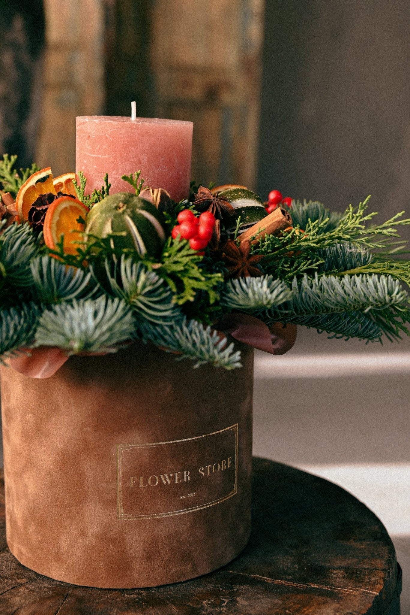 Stroik świąteczny Świąteczne smaki - kwiaty Flower Store Warszawa