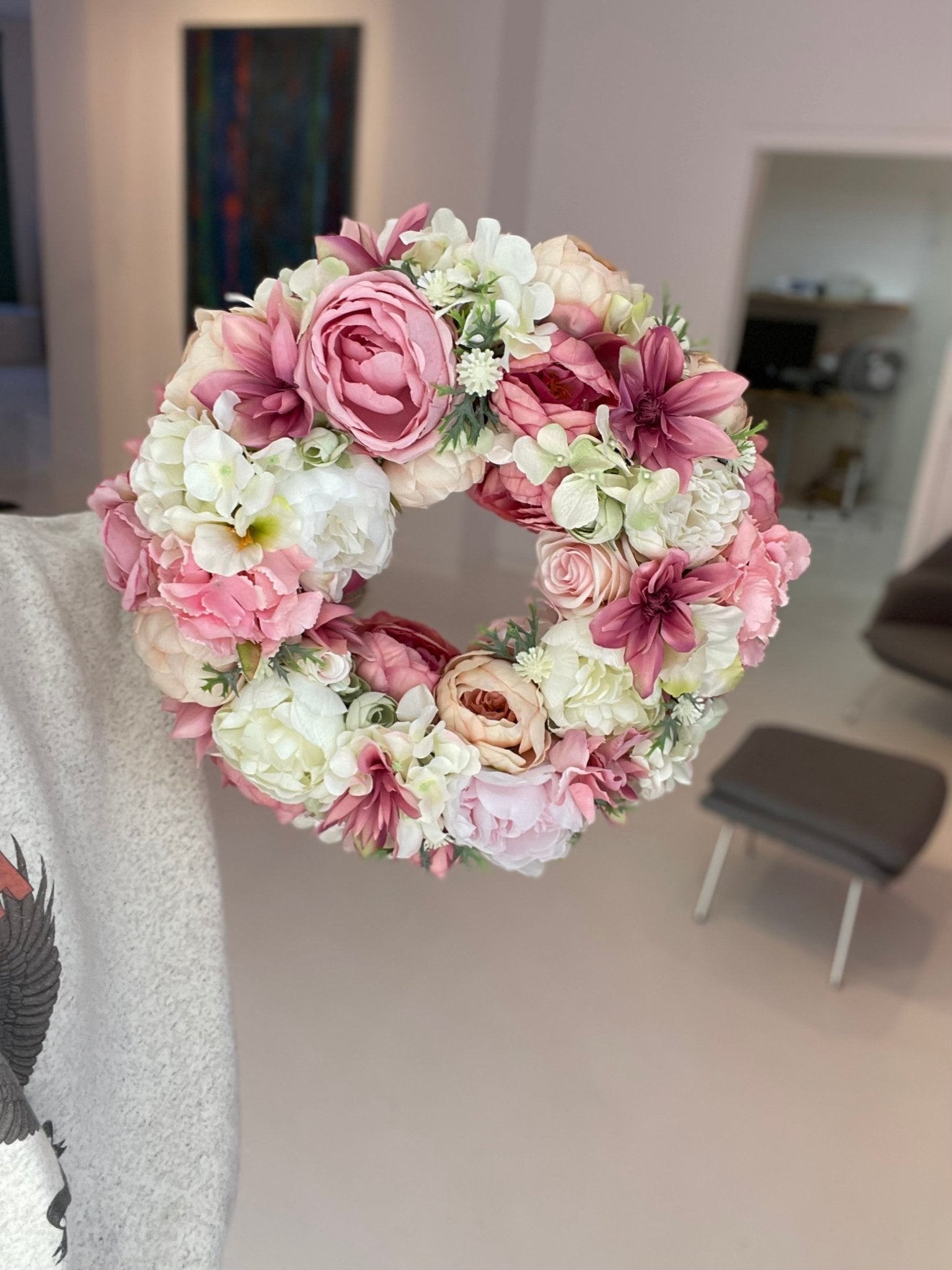 Wianek na drzwi BASICCO - kwiaty Flower Store Warszawa