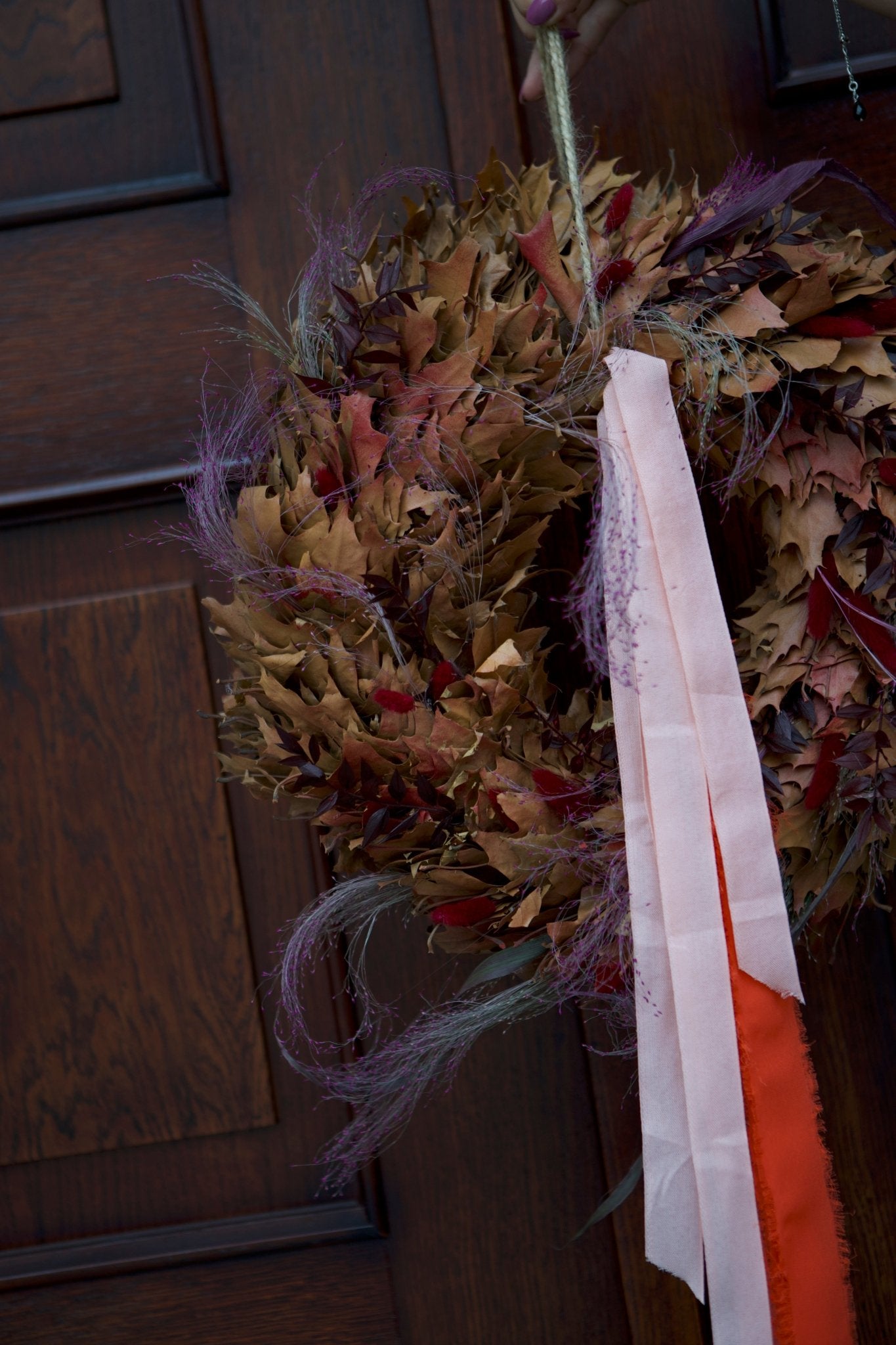 Wianek na drzwi - słodki poranek - kwiaty Flower Store Warszawa