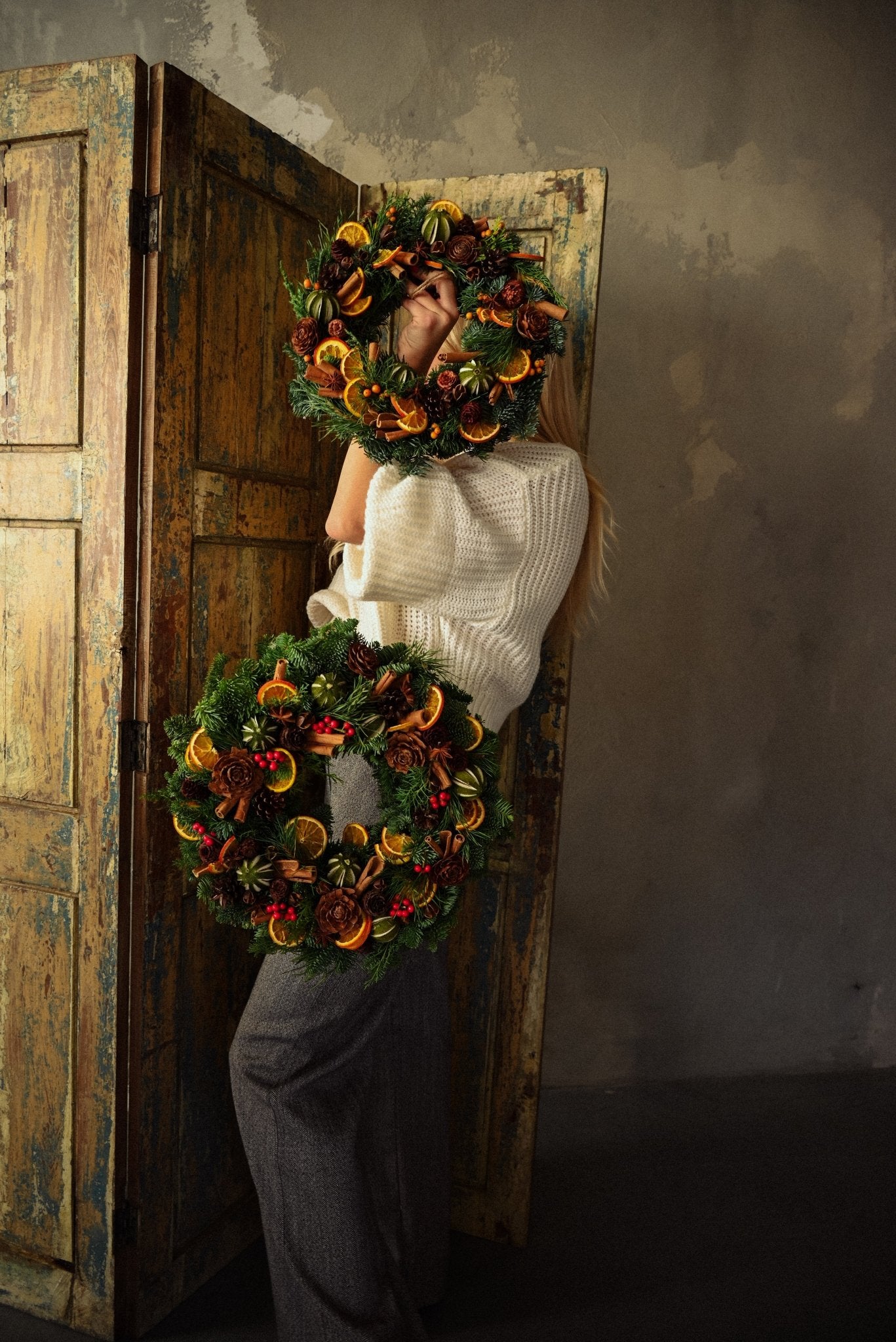 Wianek świąteczne smaki - kwiaty Flower Store Warszawa