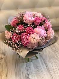 Spring bouquet - pink vivid flowers